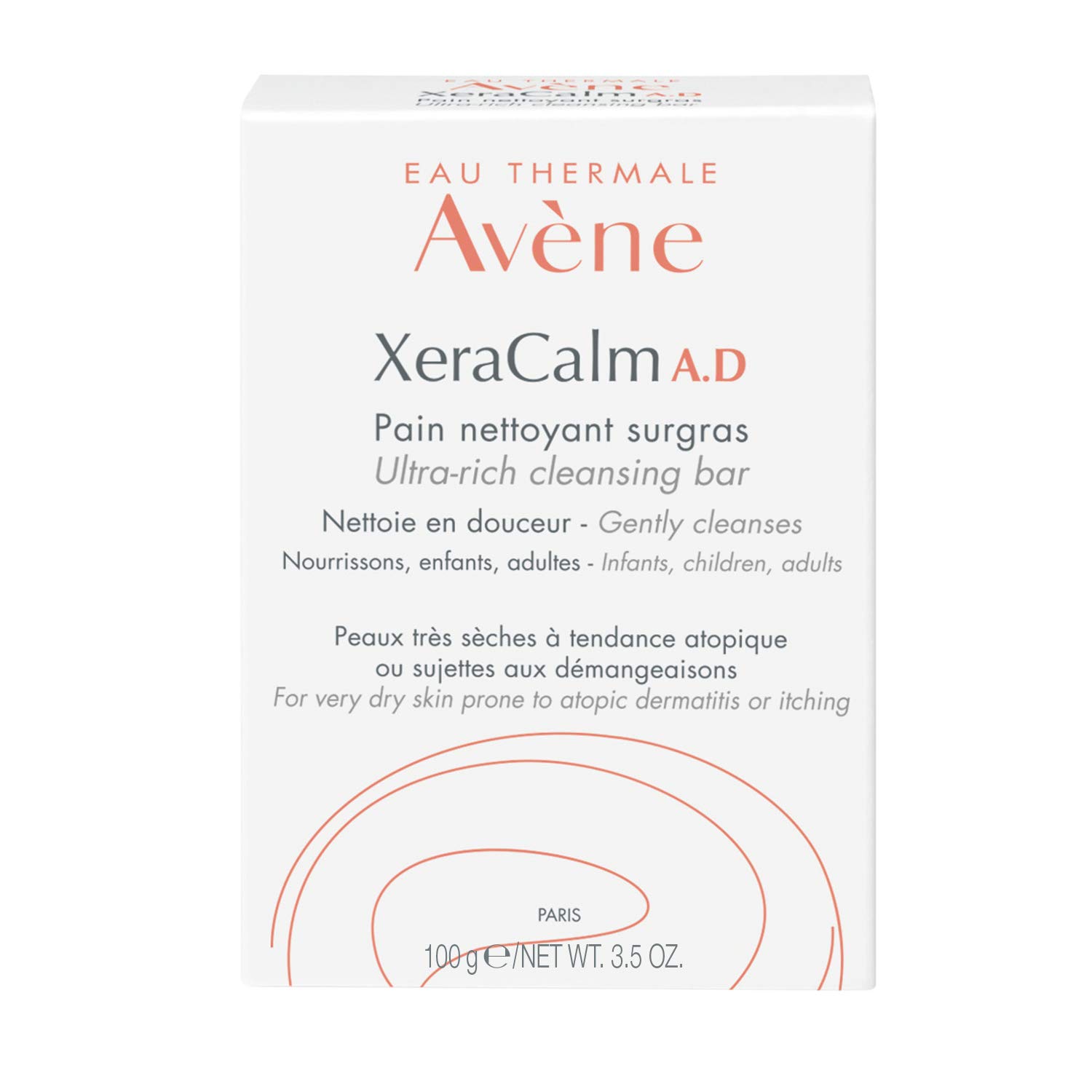 Eau Thermale Avène XeraCalm AD Lipid-Replenishing Cream, Atopic Dermatitis,  Eczema-Prone, No Preservatives, Fragrance-Free, 6.7 oz.