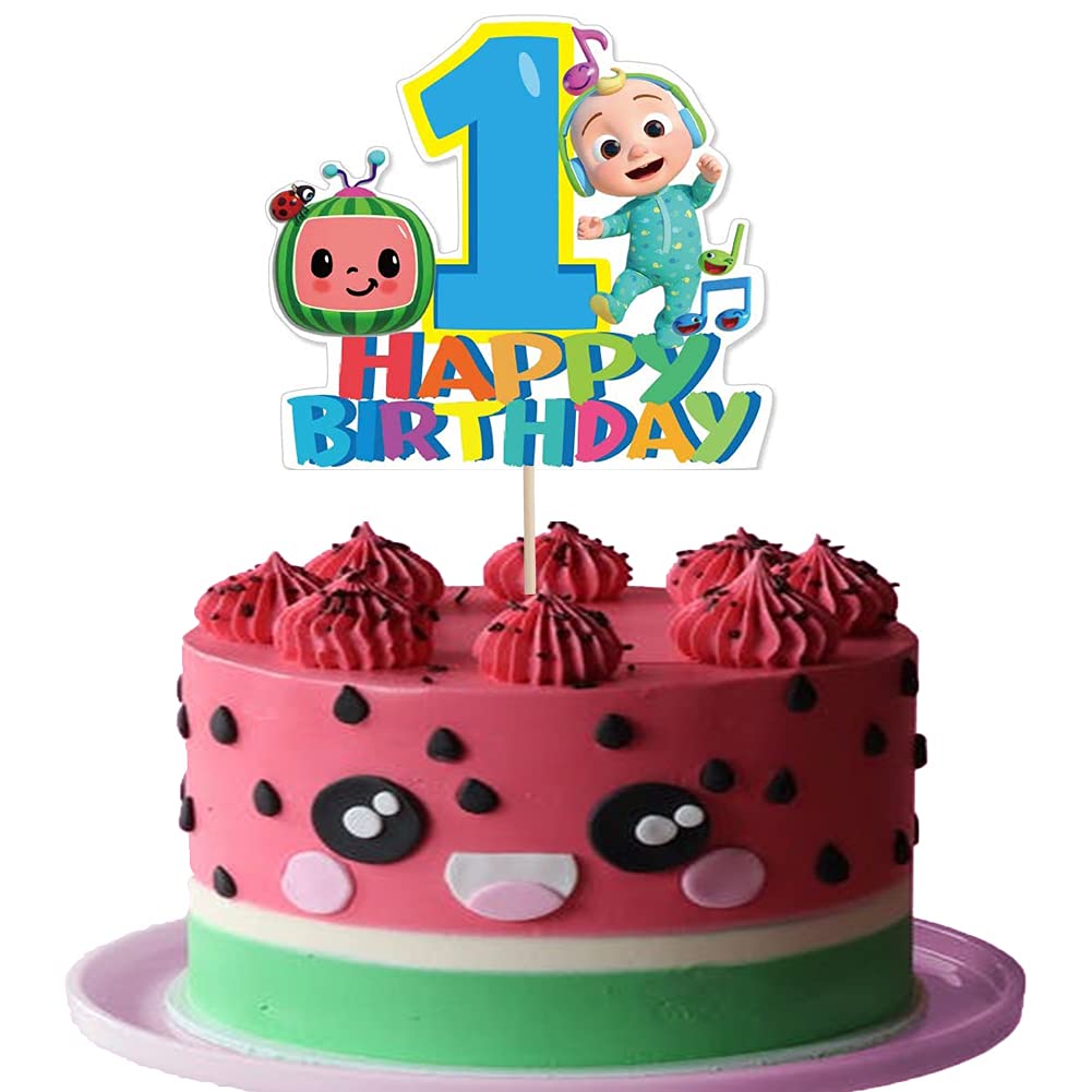 Topper cocomelon in 2021 | Birthday cake topper printable, Cupcake toppers  print…… | Birthday cake topper printable, 1st birthday cake topper, Birthday  cake toppers
