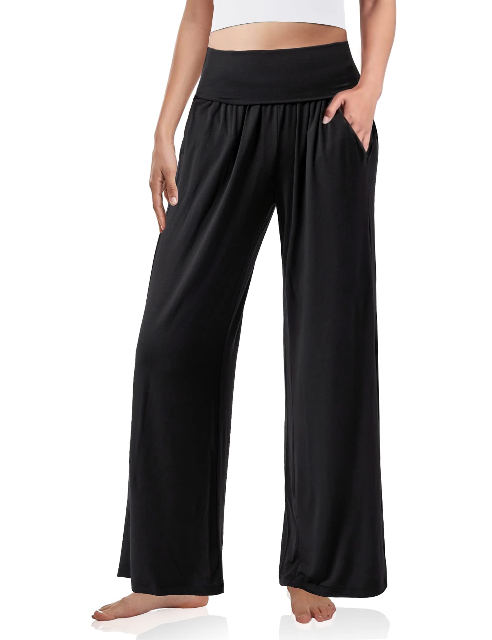 Baggy Sweatpants For Women With Pockets-Lounge Womens Pajams Pants