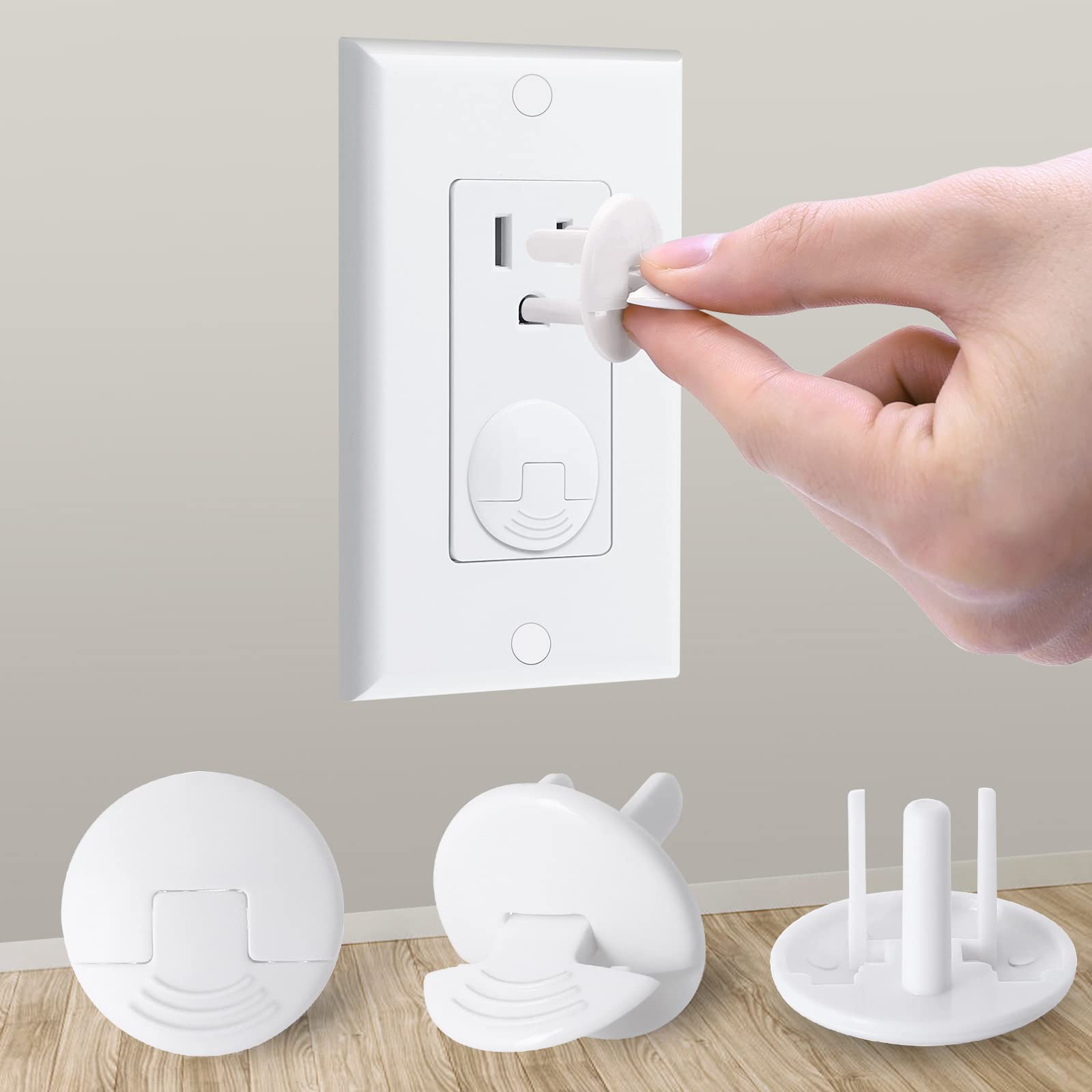 Outlet Covers Baby Proofing White - PRObebi 38 Pack Plug Covers for  Electrical Outlets, Child Proof Socket