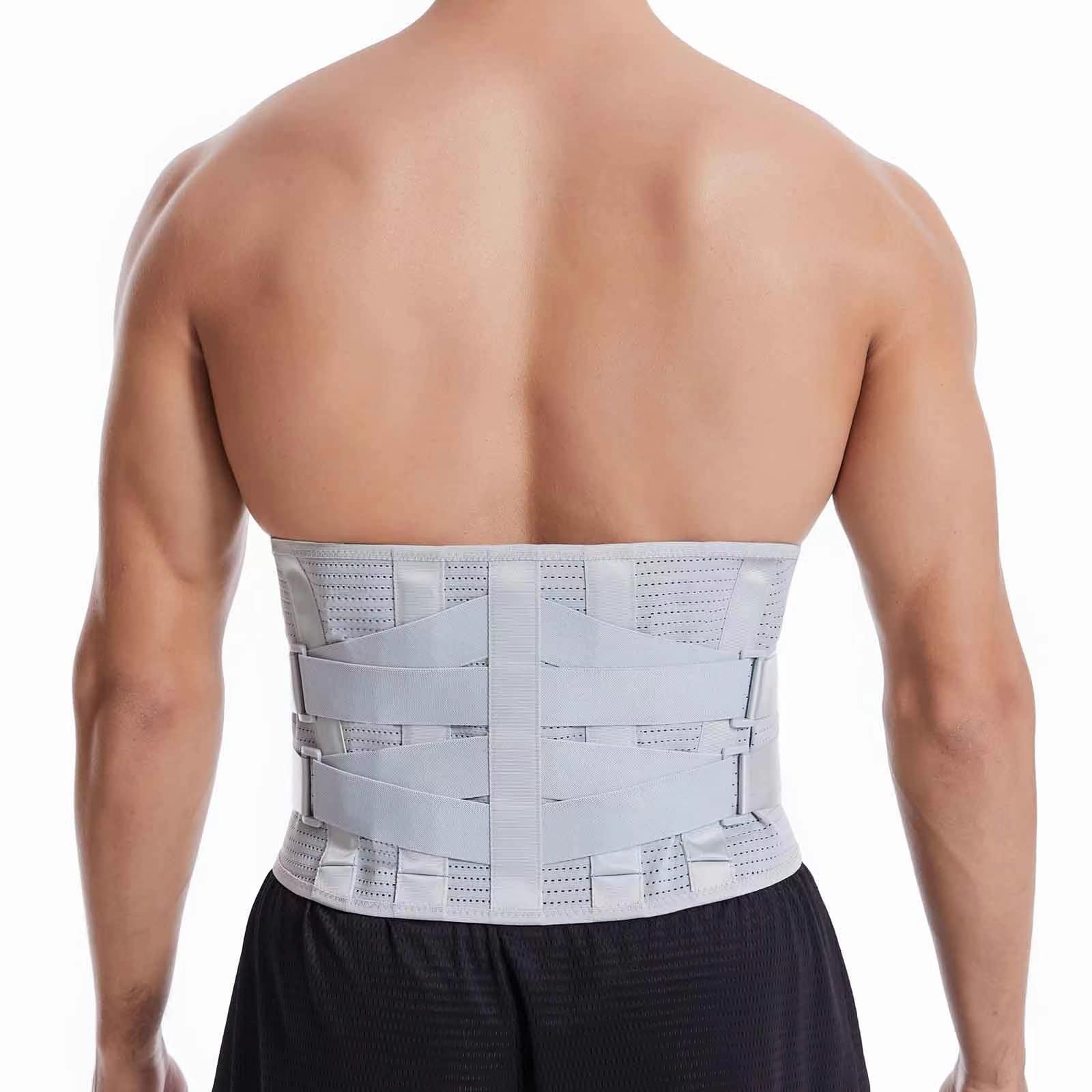 Man Lumbar Breathable Back Pain Belt Lumbar Sports Waist