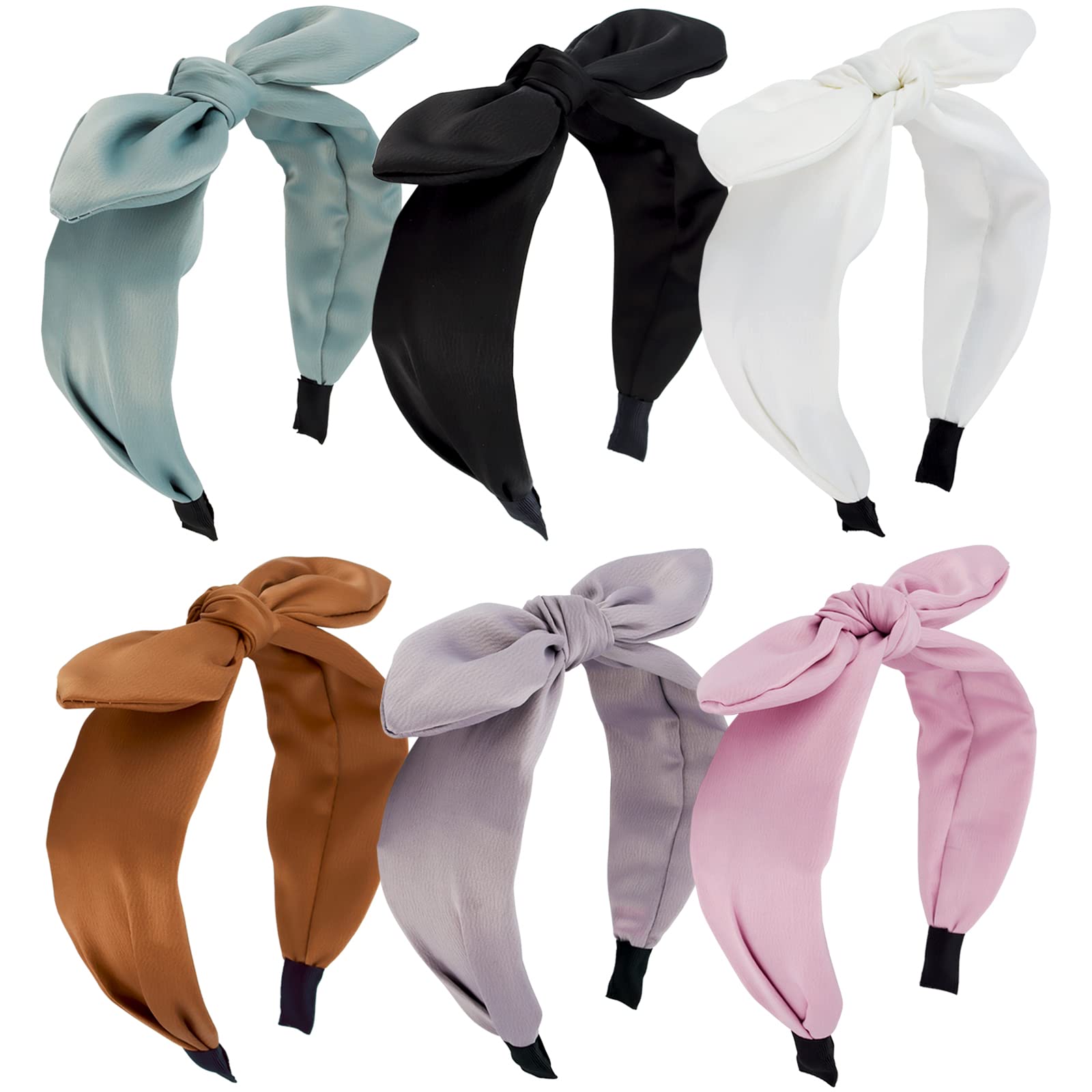 Jaciya Bow Headbands for Women Non Slip Fashion Knotted Headband with Bow  Cute Wide Top Knot