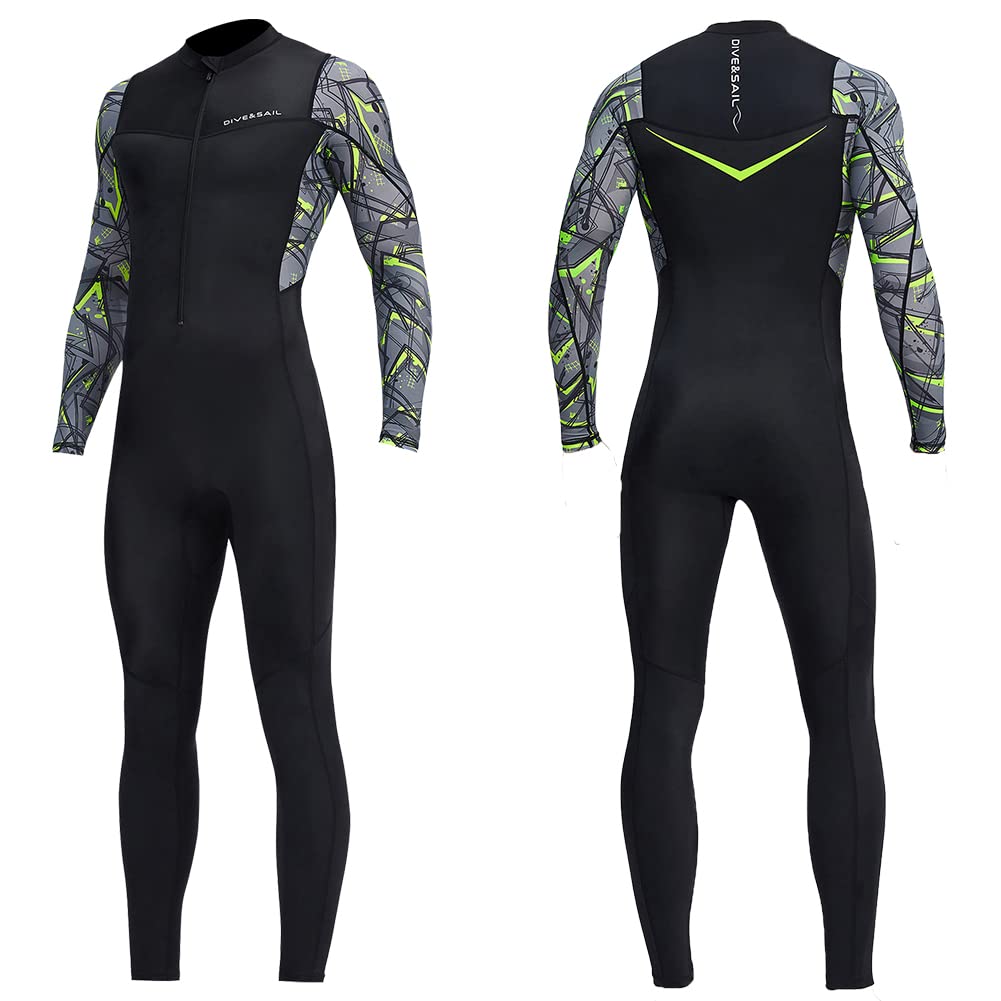 Women Full Body Wetsuit Long Sleeve Rash Guard UV Protection One Piece  Swimsuit Quick Dry Diving Suit for Scuba Diving Swimming Black and Blue L,  Dive Skins -  Canada