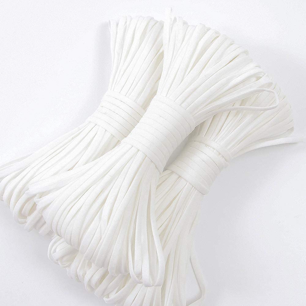  Elastic White Elastic for Sewing Knit Elastic Band (1