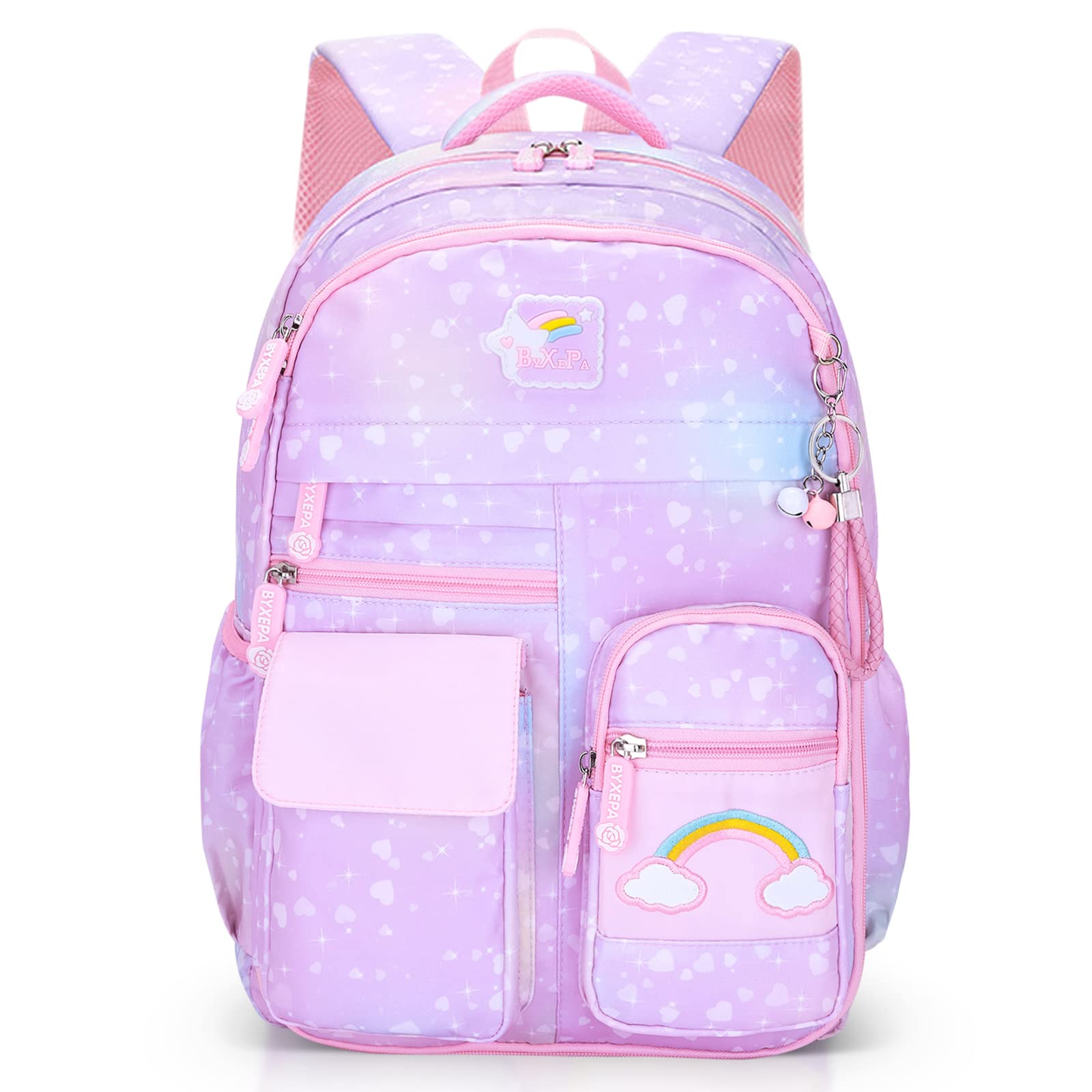 BYXEPA Girls Backpack, School Kids Backpacks for Girls, Cute Book