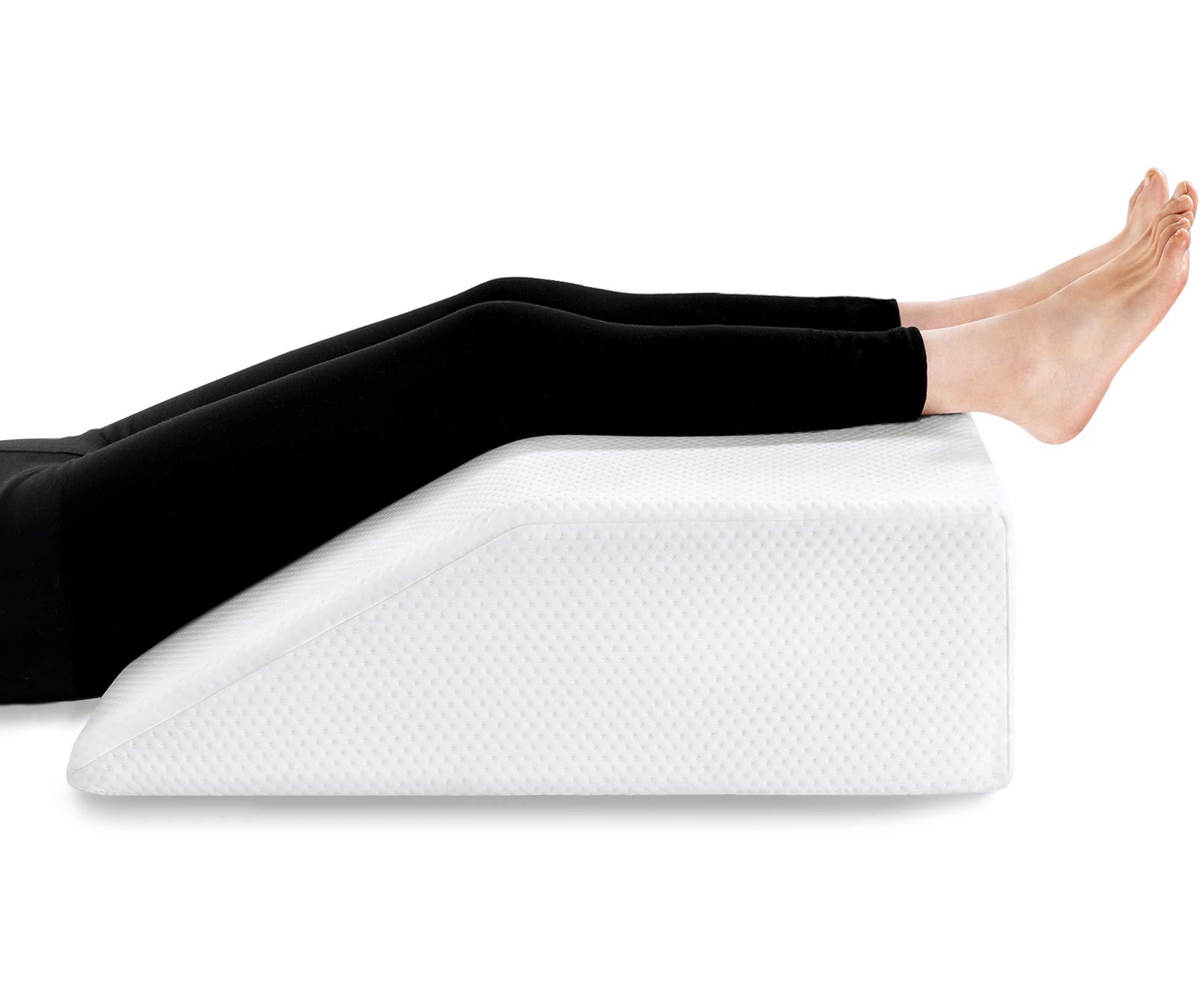Angle Leg Wedge Pillow with 1 Memory Foam – Foam Support