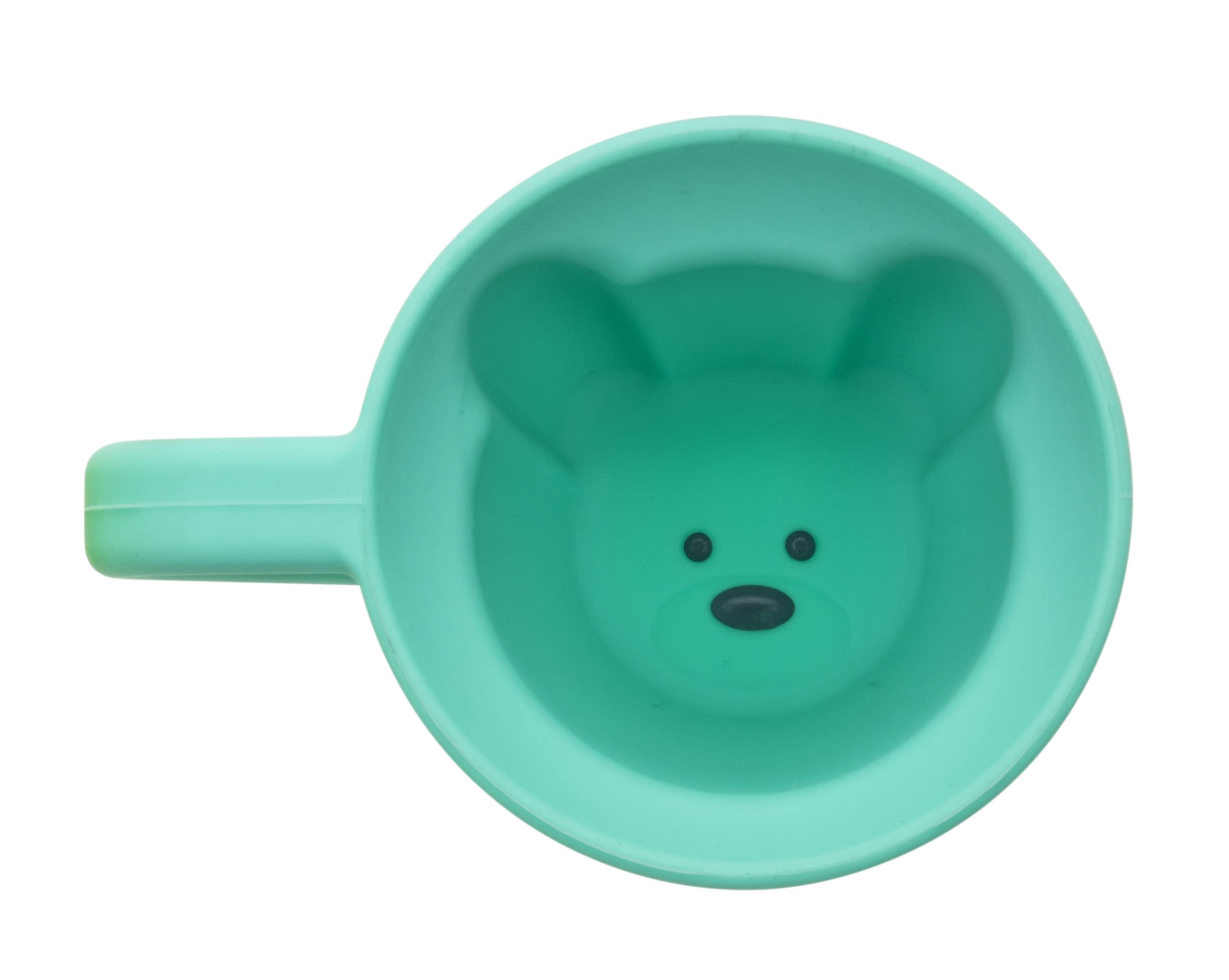 Kids Bear Shaped Sippy Cup Children Feeding Silicone Cup Drinking