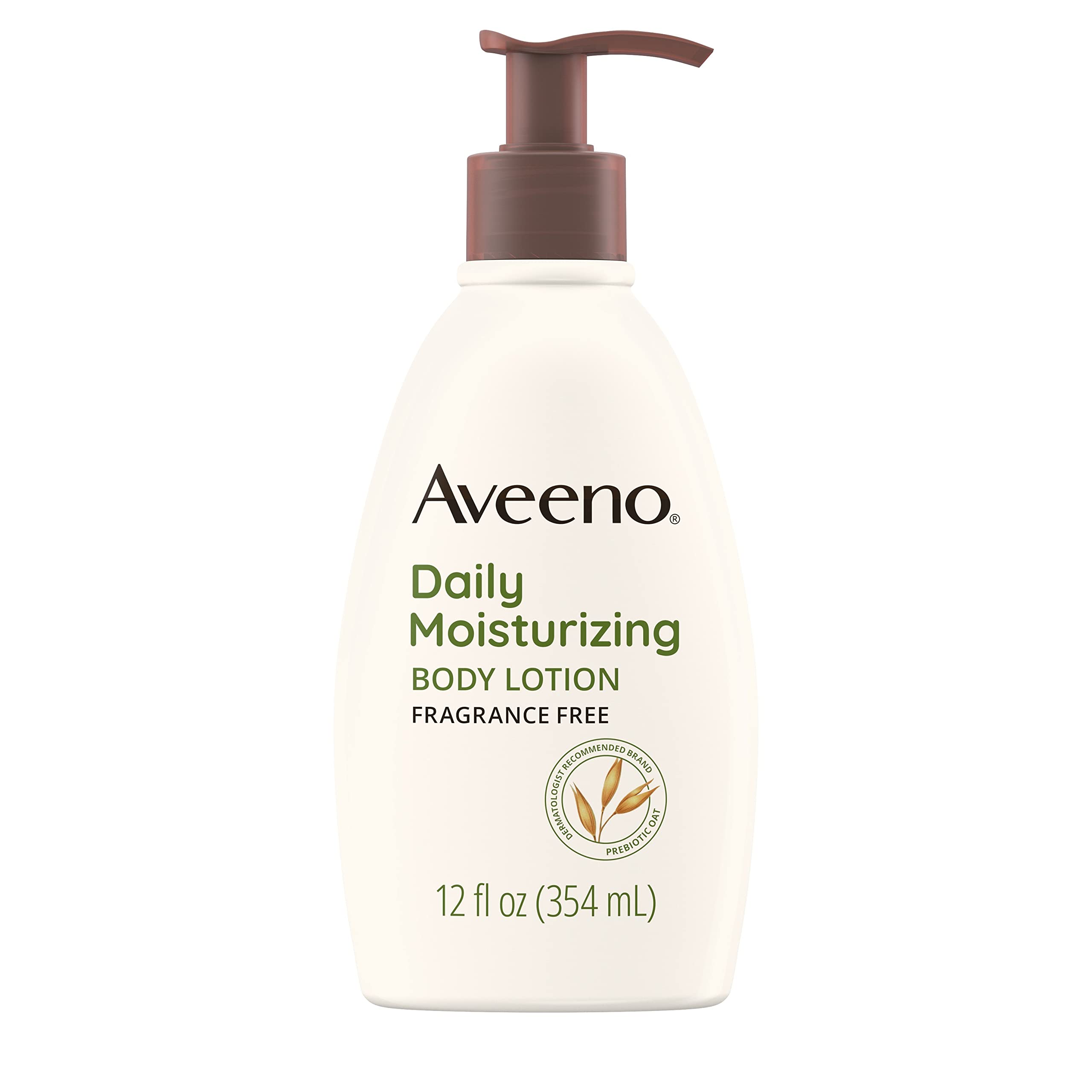 Aveeno Daily Moisturizing Body Lotion with Soothing Prebiotic Oat, Gentle  Lotion Nourishes Dry Skin With Moisture, Paraben-, Dye- & Fragrance-Free