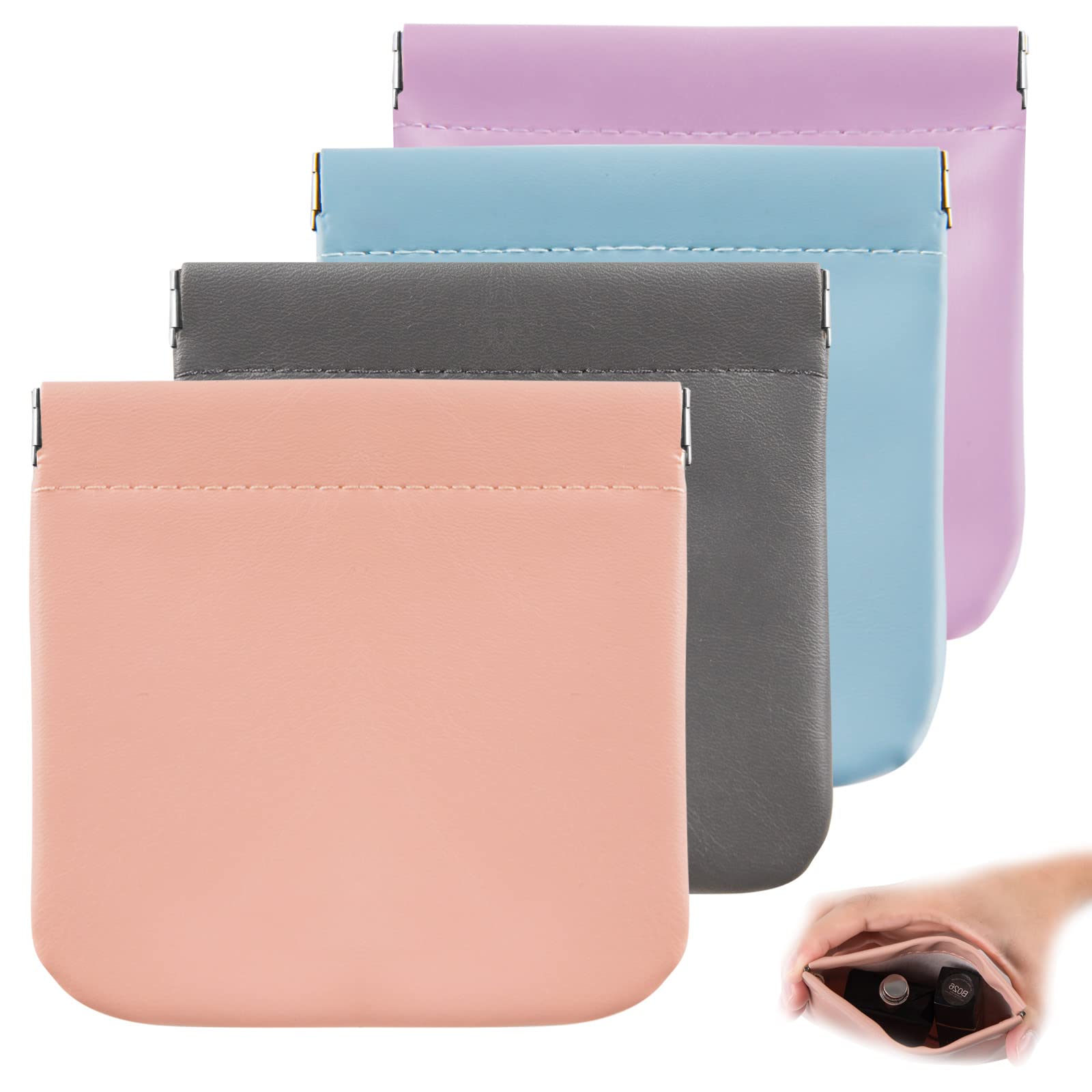 Travel Makeup Pouch Small Cosmetic Bag Mini Makeup Bags for Purse