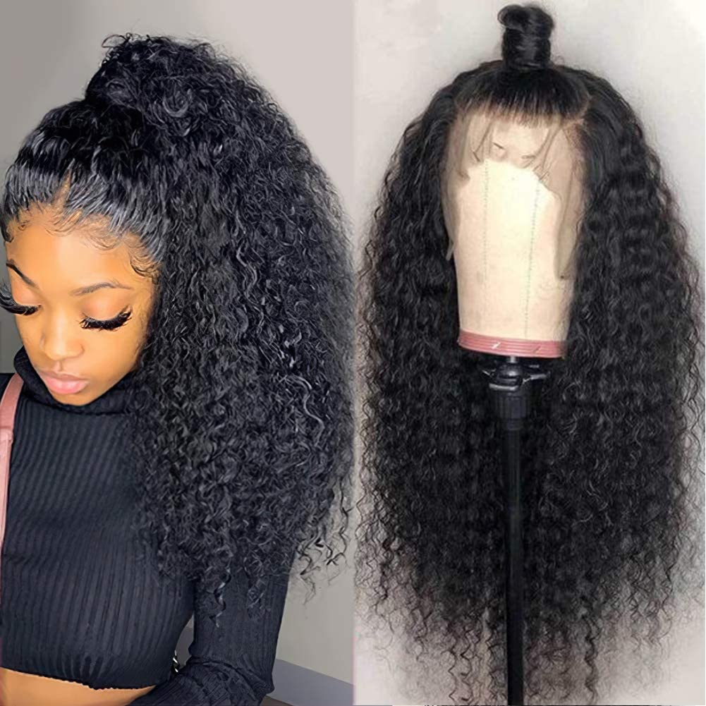 Brazilian Deep Wave 360 Lace Frontal Wig 150% Density With Baby