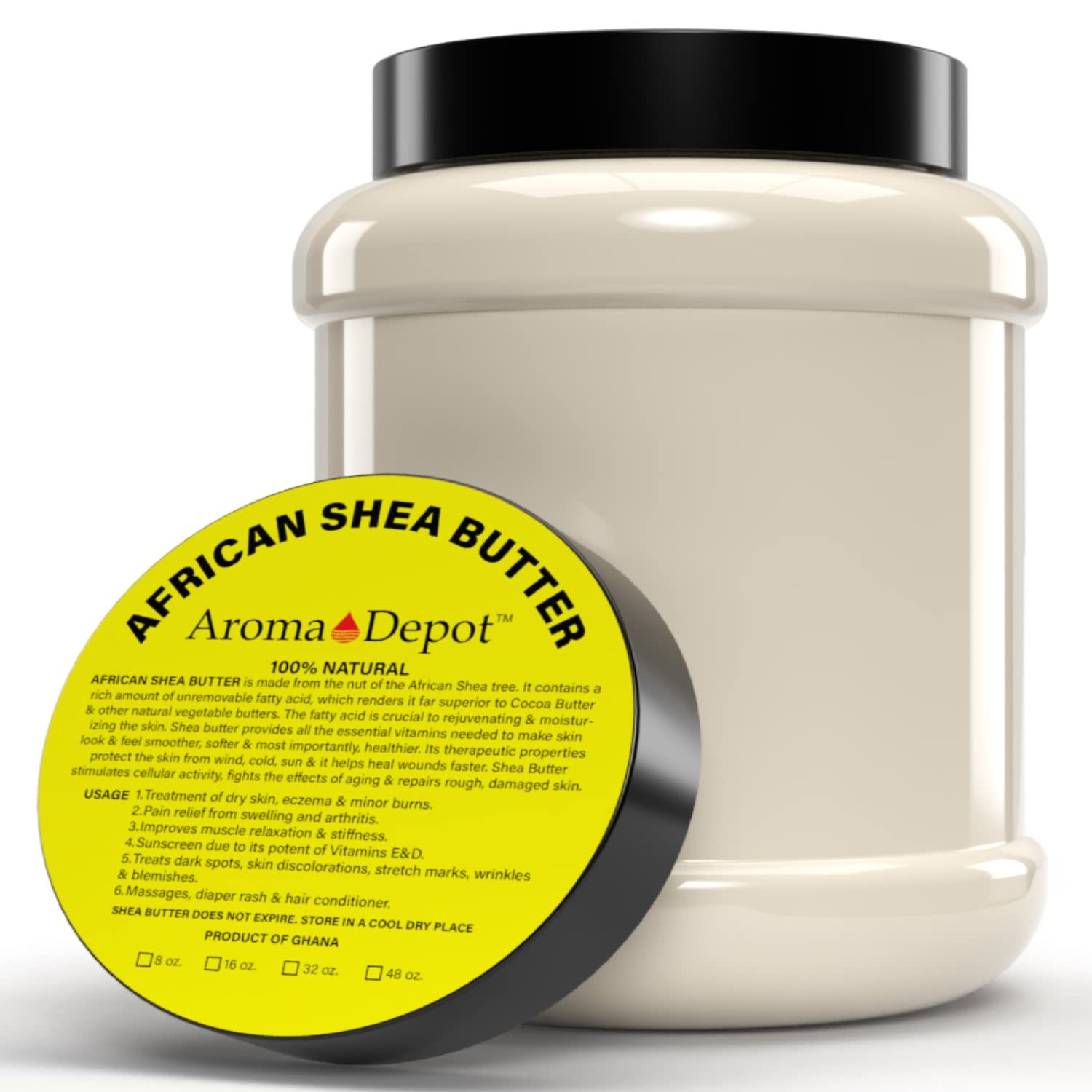 African Shea Butter 100% Pure Unrefined Natural Pure Grade A Raw