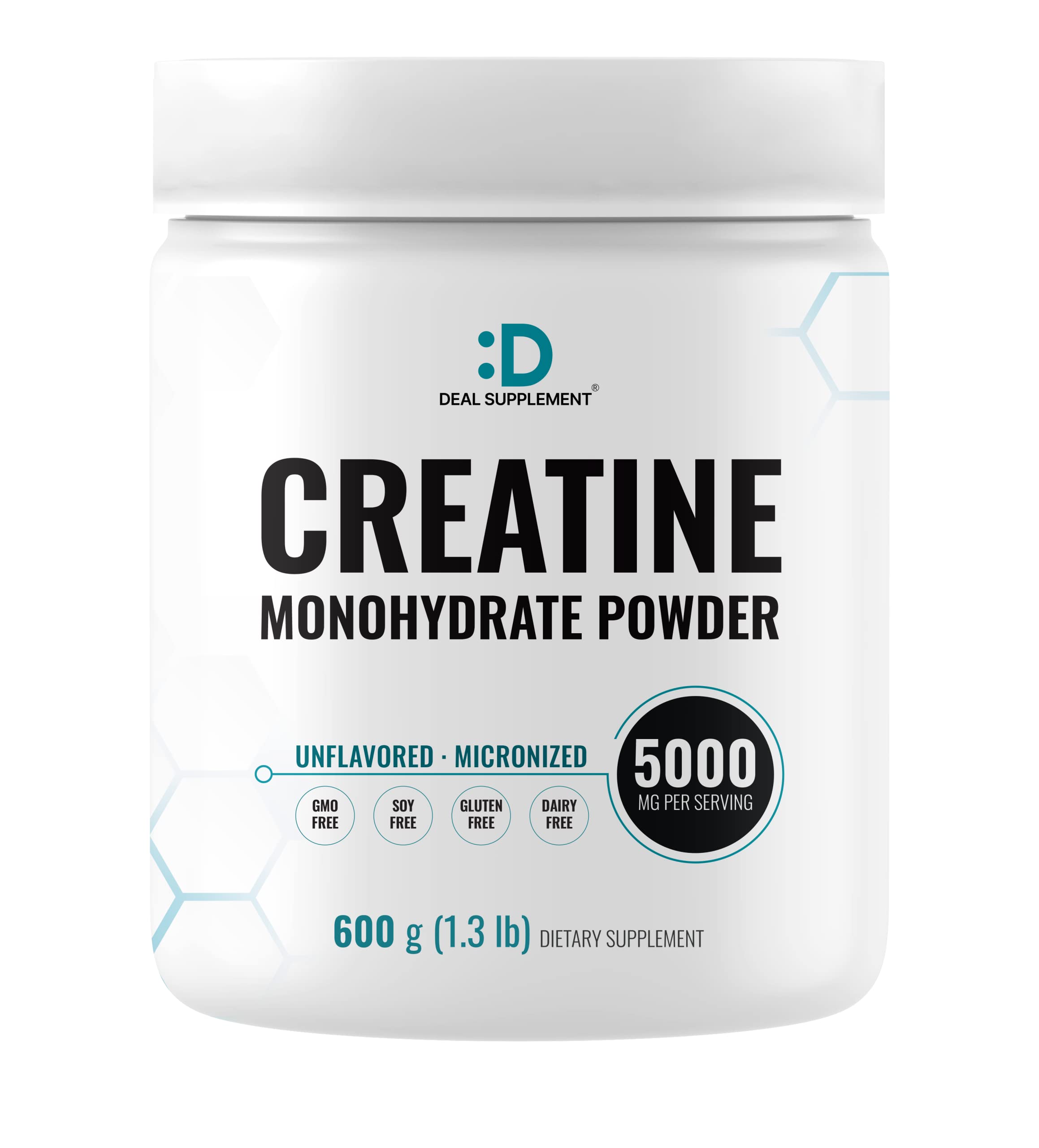  Pure Creatine 5000mg (5g) - Micronized Creatine