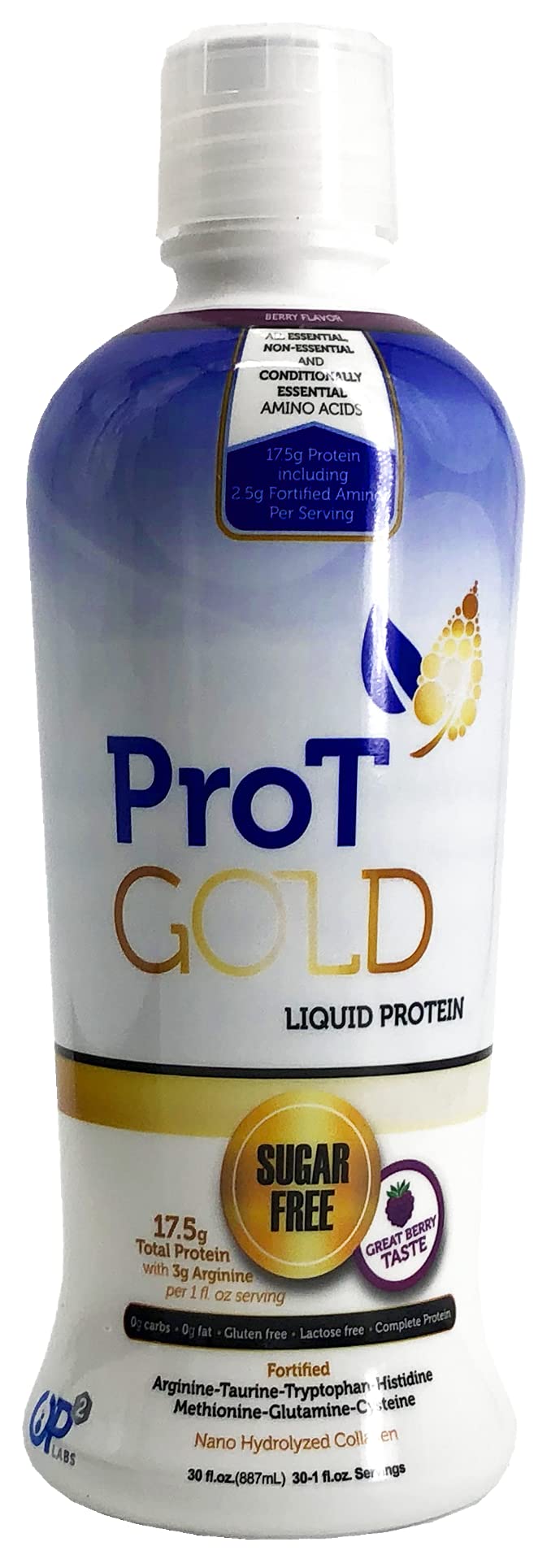 PROT Gold Liquid Collagen Protein 30oz Bottle / Berry