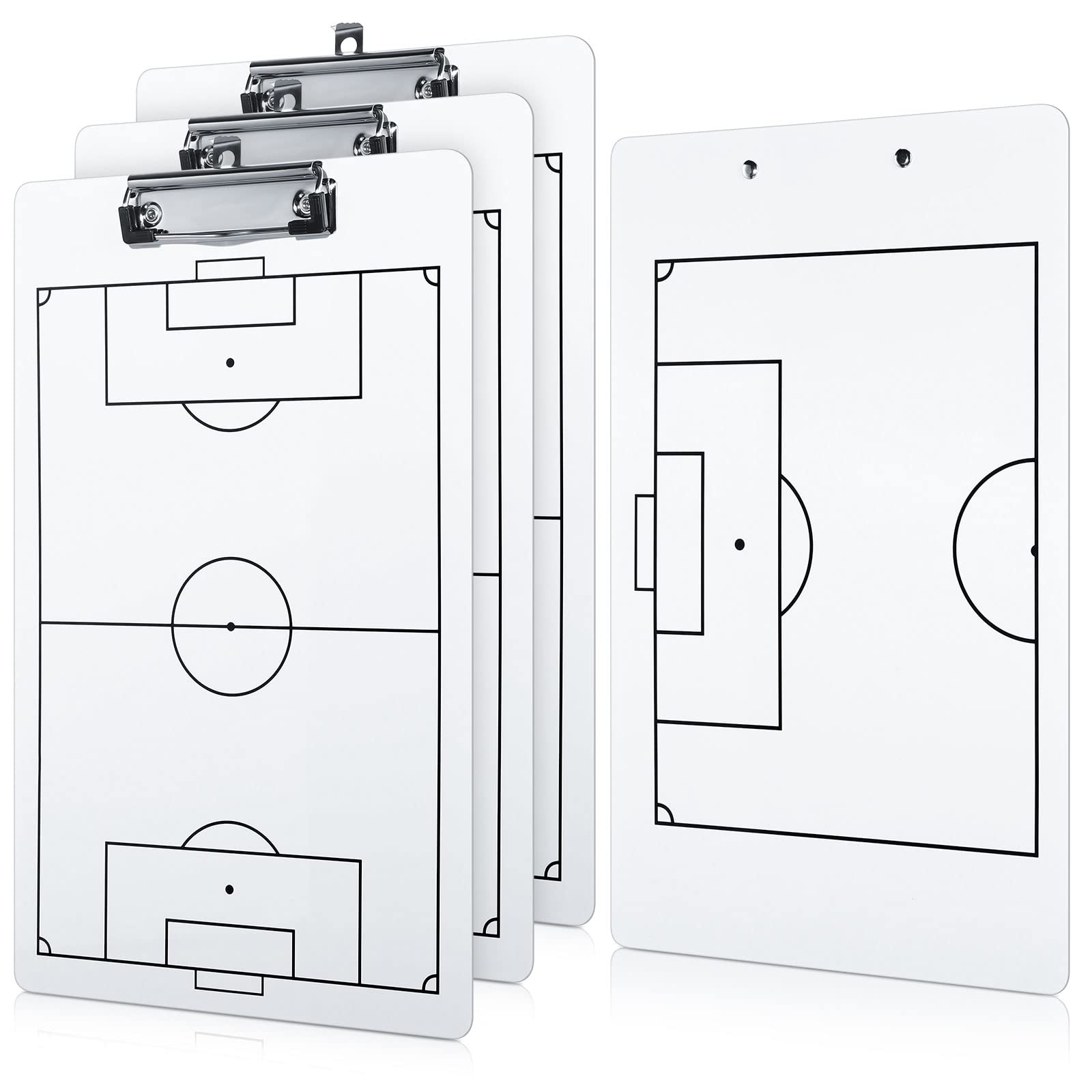 Soccer Clipboard for Coaches, Dry Erase Clipboard, Double Sided