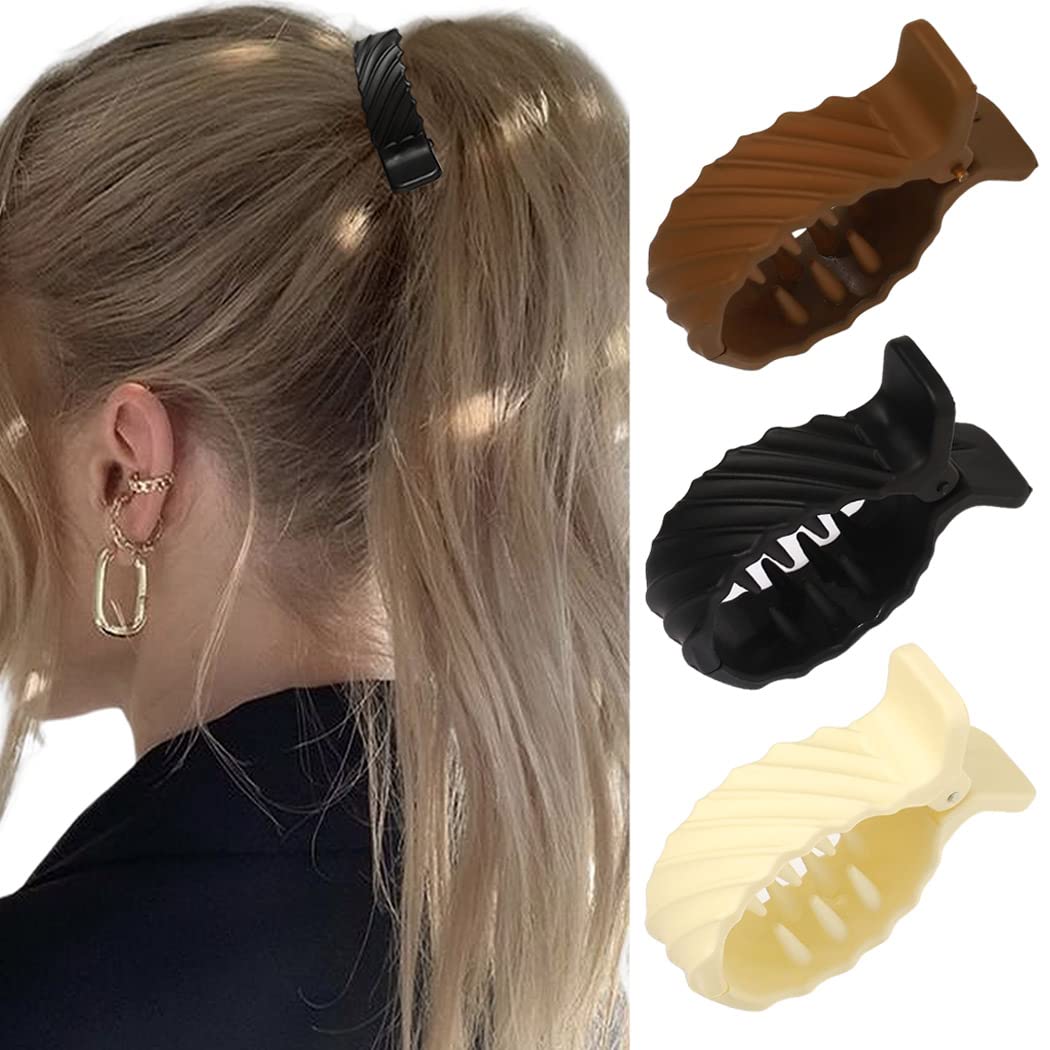 Amazon.com : Fishtail Hair Clip Banana Style Hair Clip Hair Accessories For  Women And Girls Fish Tail Hair Clip – Color May Vary : Beauty & Personal  Care