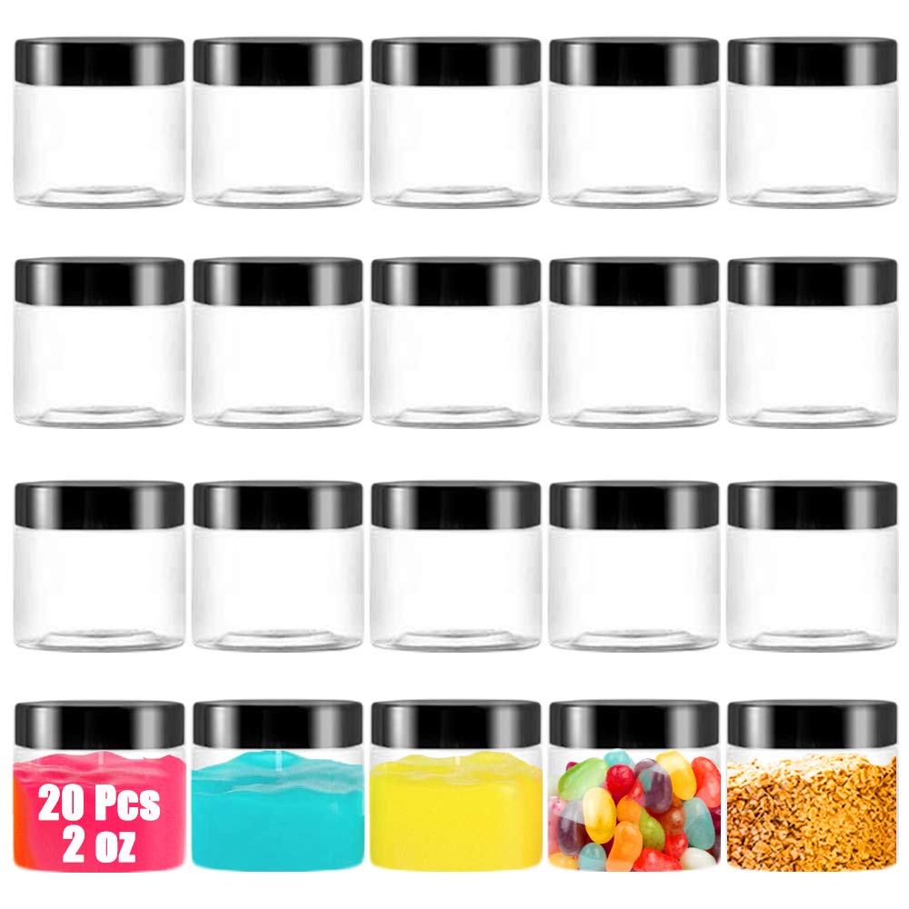 2oz. Plastic Containers Round Containers Storage Containers