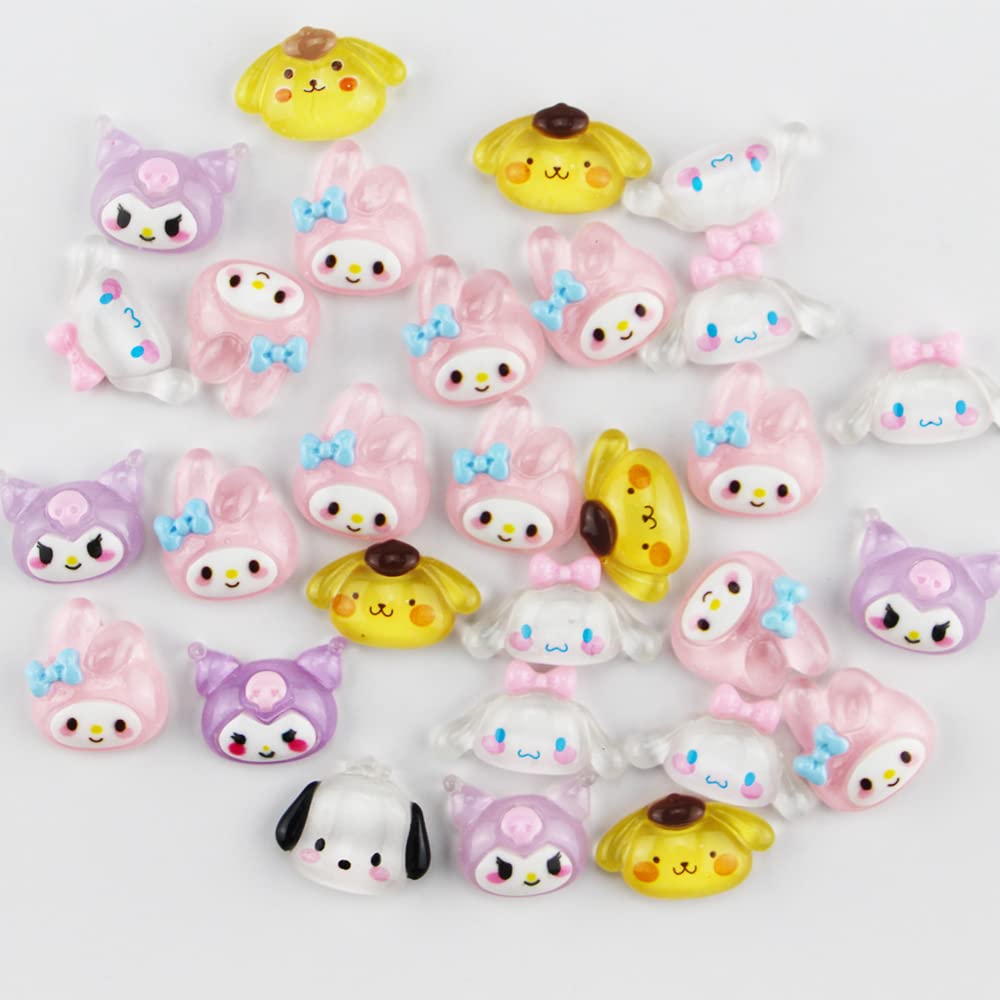 Kawaii Nail Art Charms - 3D Candy Nail Gems Manicure Art Decorations 30pcs  Sets 