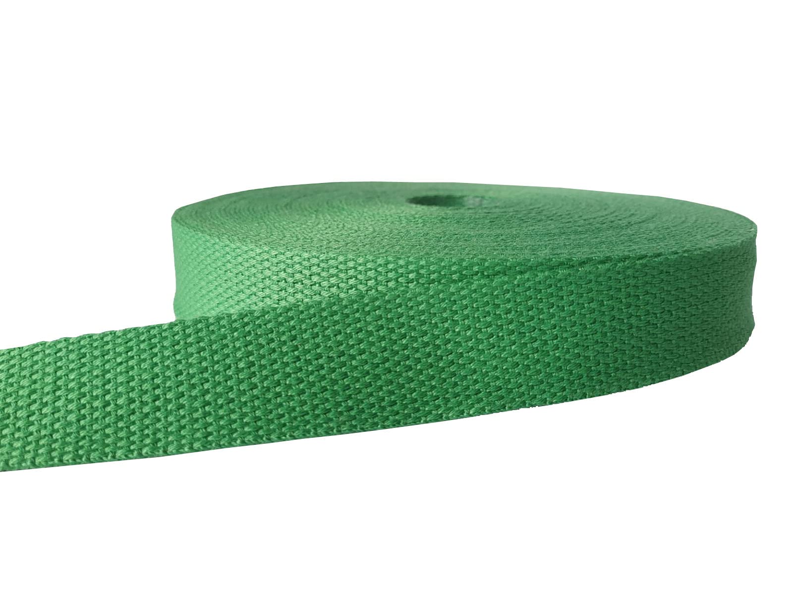 Yo Yo Cotton Webbing 1 Inch 5 Yards Mediumweight Polyester Cotton Webbing  Strap for Cloth Tote Bags Leash Straps Crafts Outdoor Accessories (1 Inch  --5 Yards, 050116 Green)
