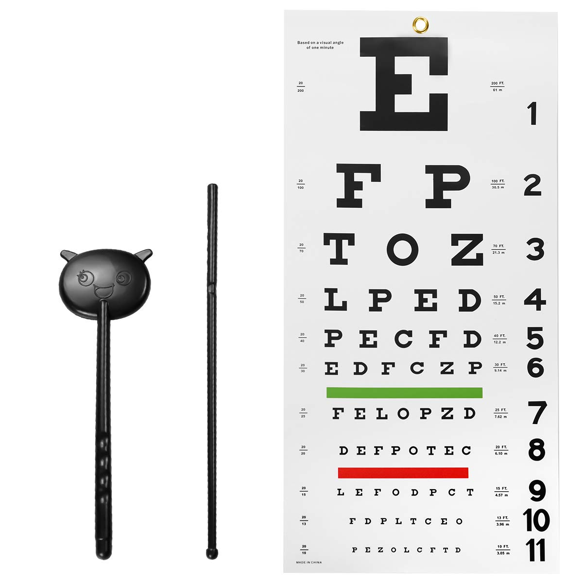 Snellen Letter Translucent 20' Eye Chart