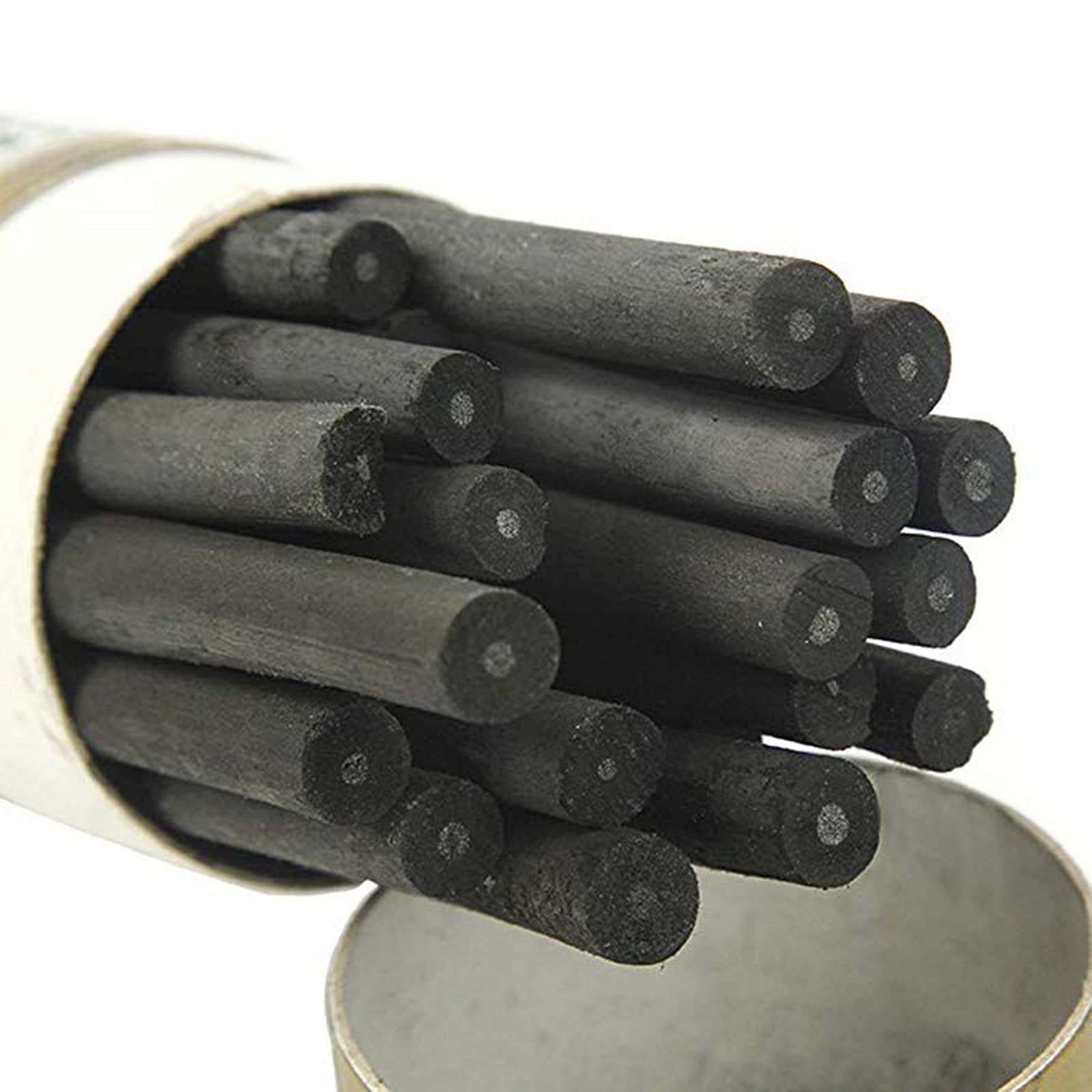 25 Pcs Artist Quality Willow Charcoal Sticks Round 5mm made in France 