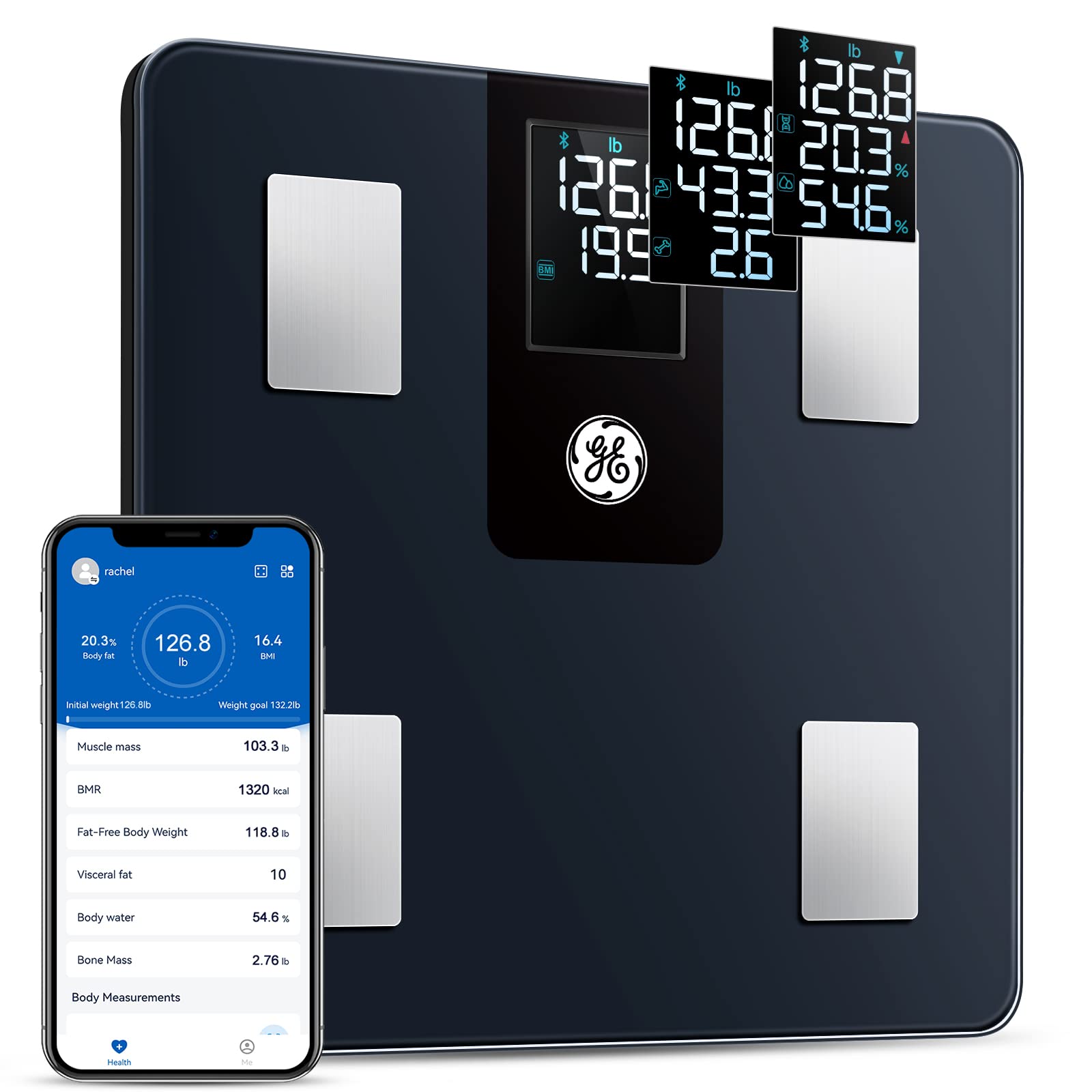  GE Digital Body Weight Scale for Bathroom, 500lbs