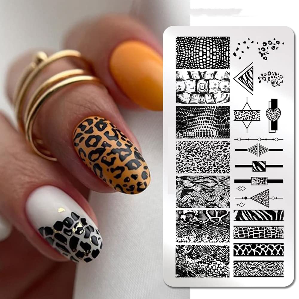 1pc Nail Art Stamping Plate Geometric Flower Pattern Stainless Steel  Stencil Nail Art Stamp Template Manicure Diy Print Tool - Nail Templates -  AliExpress