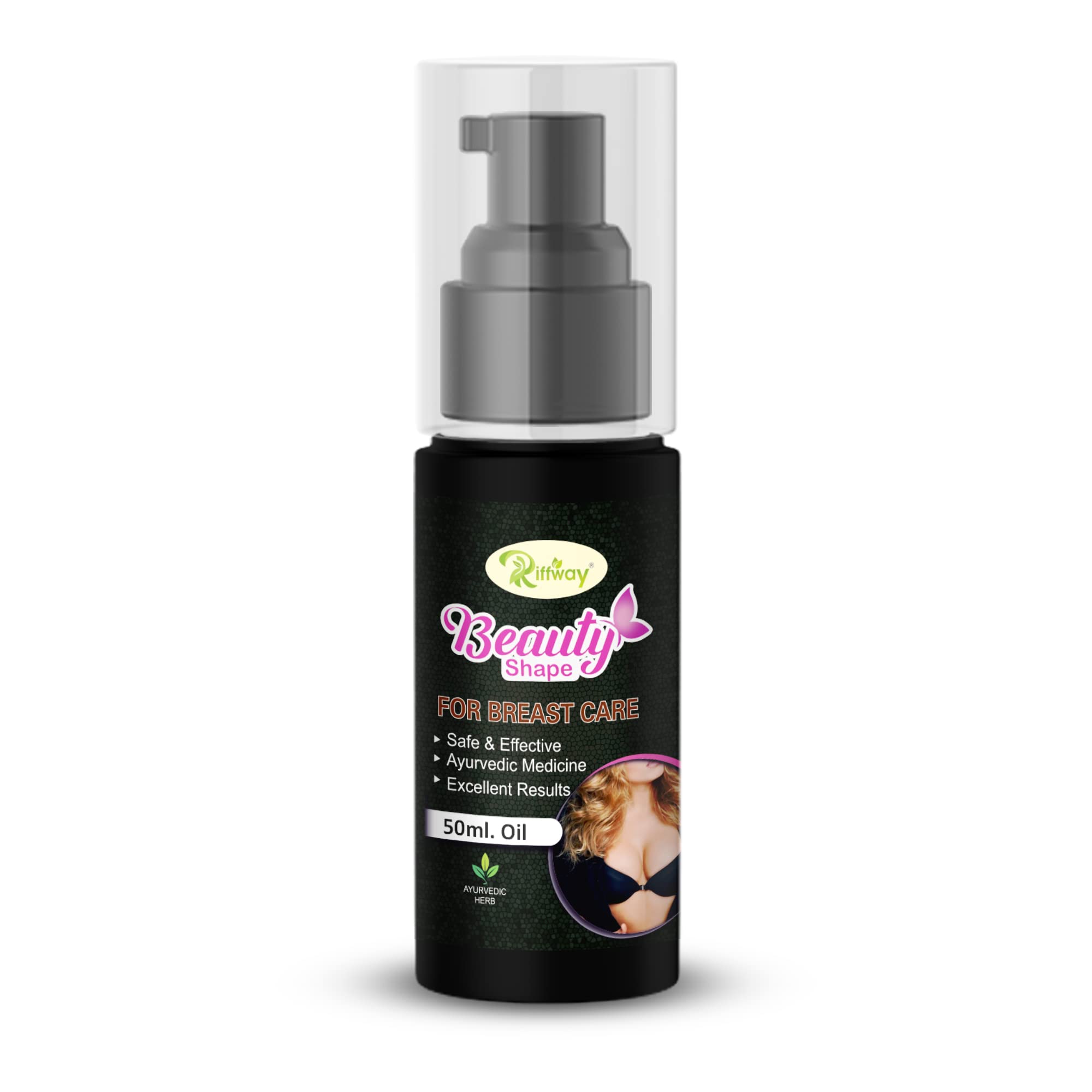 Riffway Beauty Shape Breast Spray Oil 50 ml Breast Oil Helps to