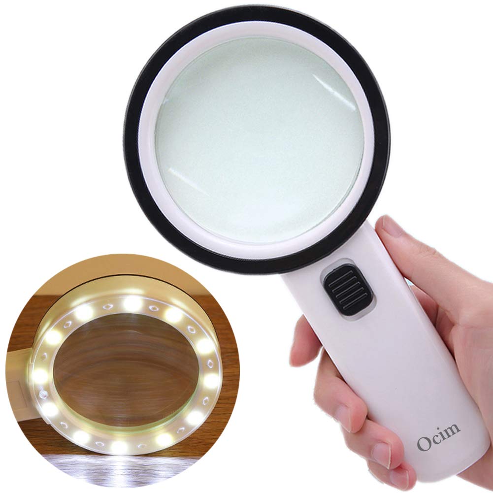 Small Round Lighted Magnifying Glass