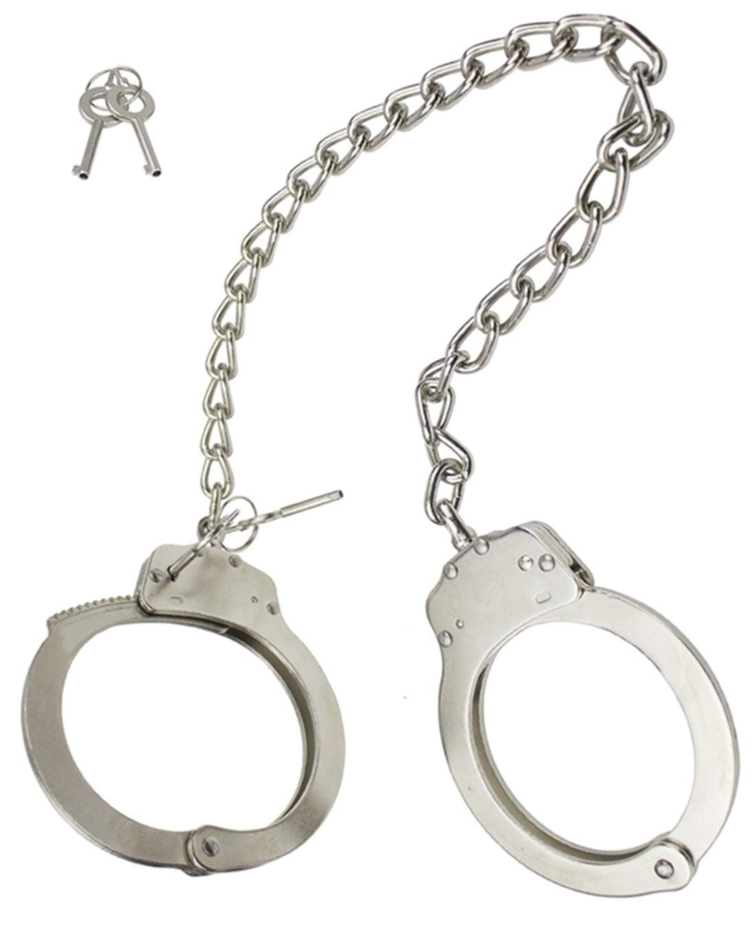 Stainless Steel Foot Ankle Cuffs Handcuffs Restraint Heavy Duty