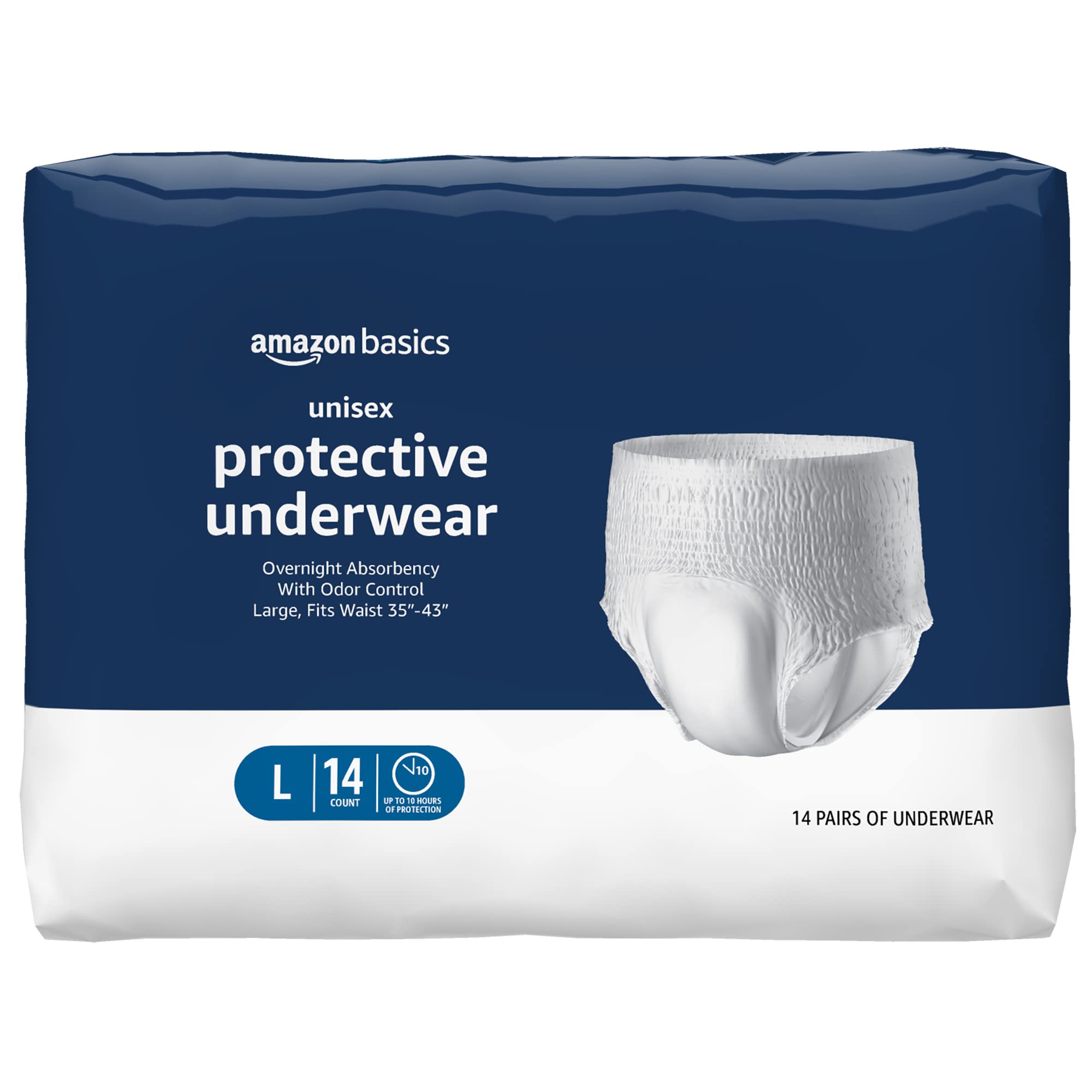Fresh Protection Men Incontinence Underwear Overnight, Large
