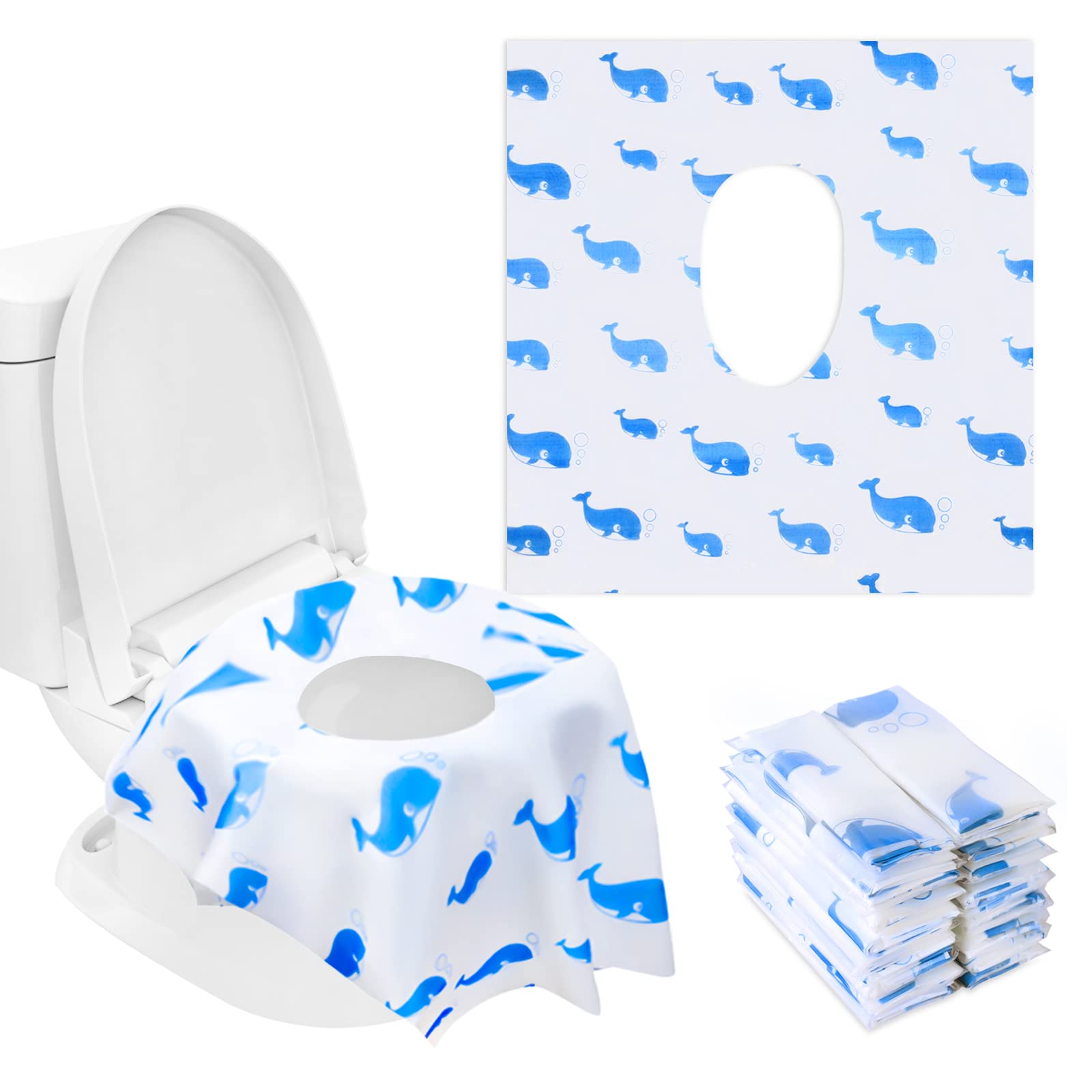 20 Extra Large Toilet Seat Covers Disposable for Kids