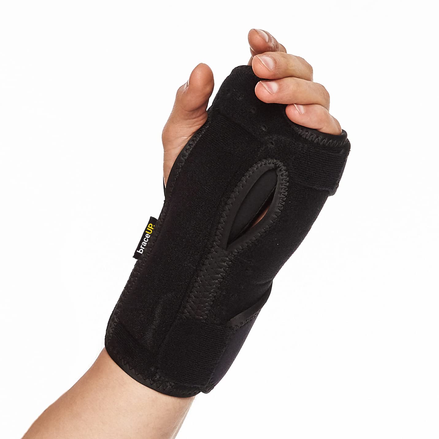 Night Sleep Wrist Support Brace by BraceUP for Men and Women - Lightweight  Splint with Cushioned Pads for Pregnancy Carpal Tunnel, Hand Support, and  Tendonitis Arthritis Pain Relief