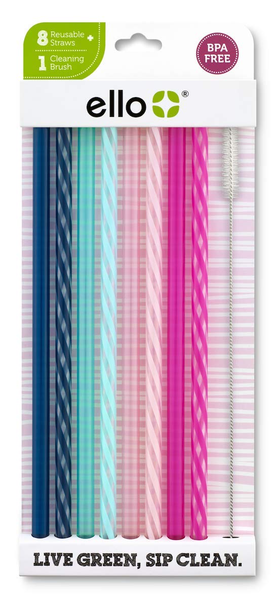Sam's Club - Come grab these Ello reusable straws before they're gone! Each  great pack includes 12 reusable straws, 2 carry cases, and 2 cleaning  brushes. Do your part by helping to