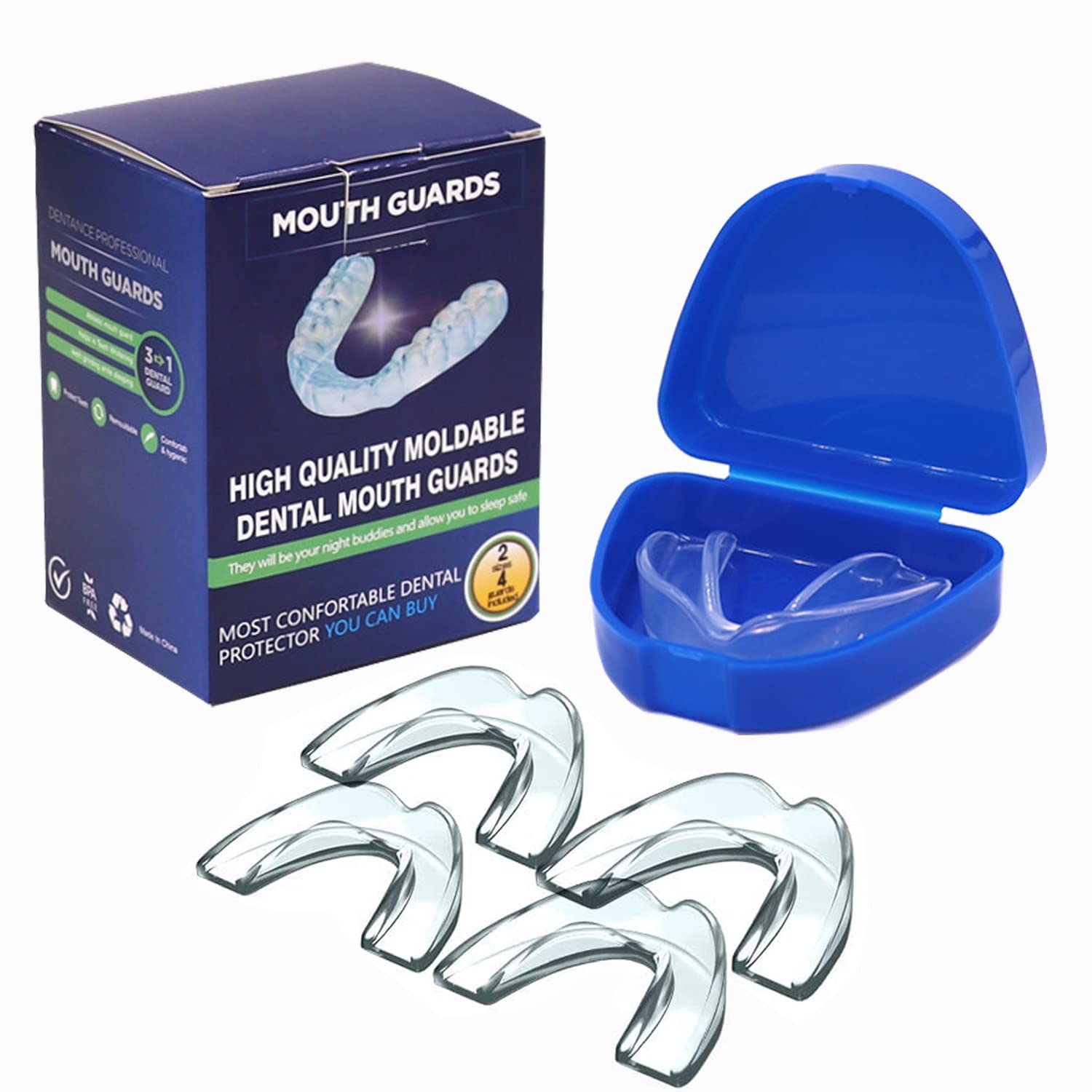 Upgraded Moldable Dental Guard for Teeth Grinding - Stop Bruxism ...