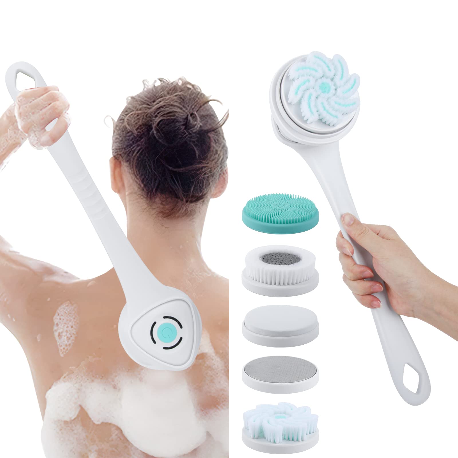 Body Bath Brush Long Handle Bath Shower Brush Back Scrubber Body Clean  Massage