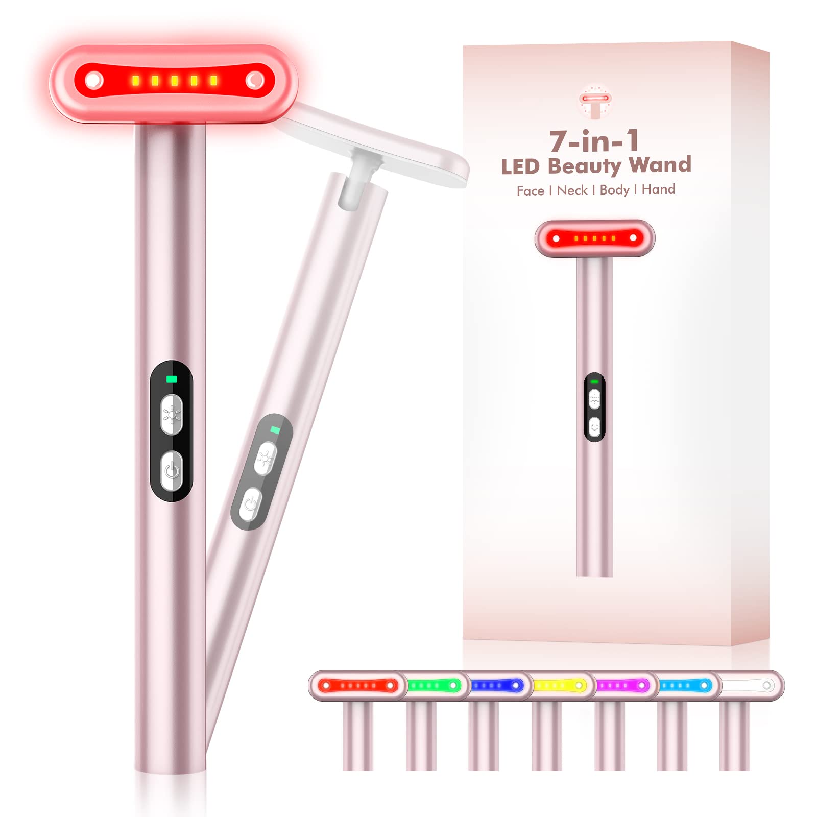 Red Light Therapy for Face 7 in 1 LED Light Therapy Eye Equipment