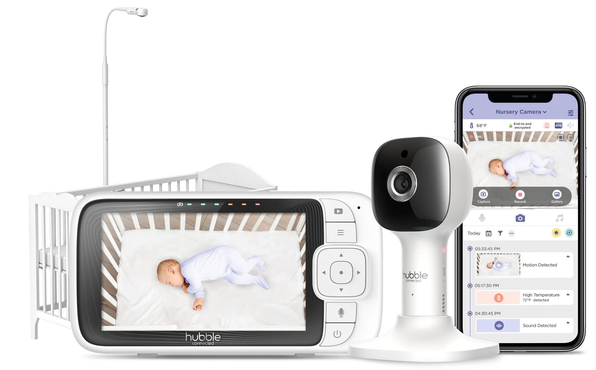 Video baby monitor with app best sale and screen