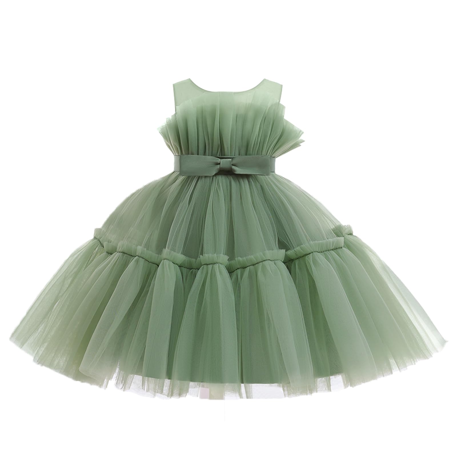 Miipat Baby Girl Dress Tulle Sleeveless Toddler Girls Princess Party ...