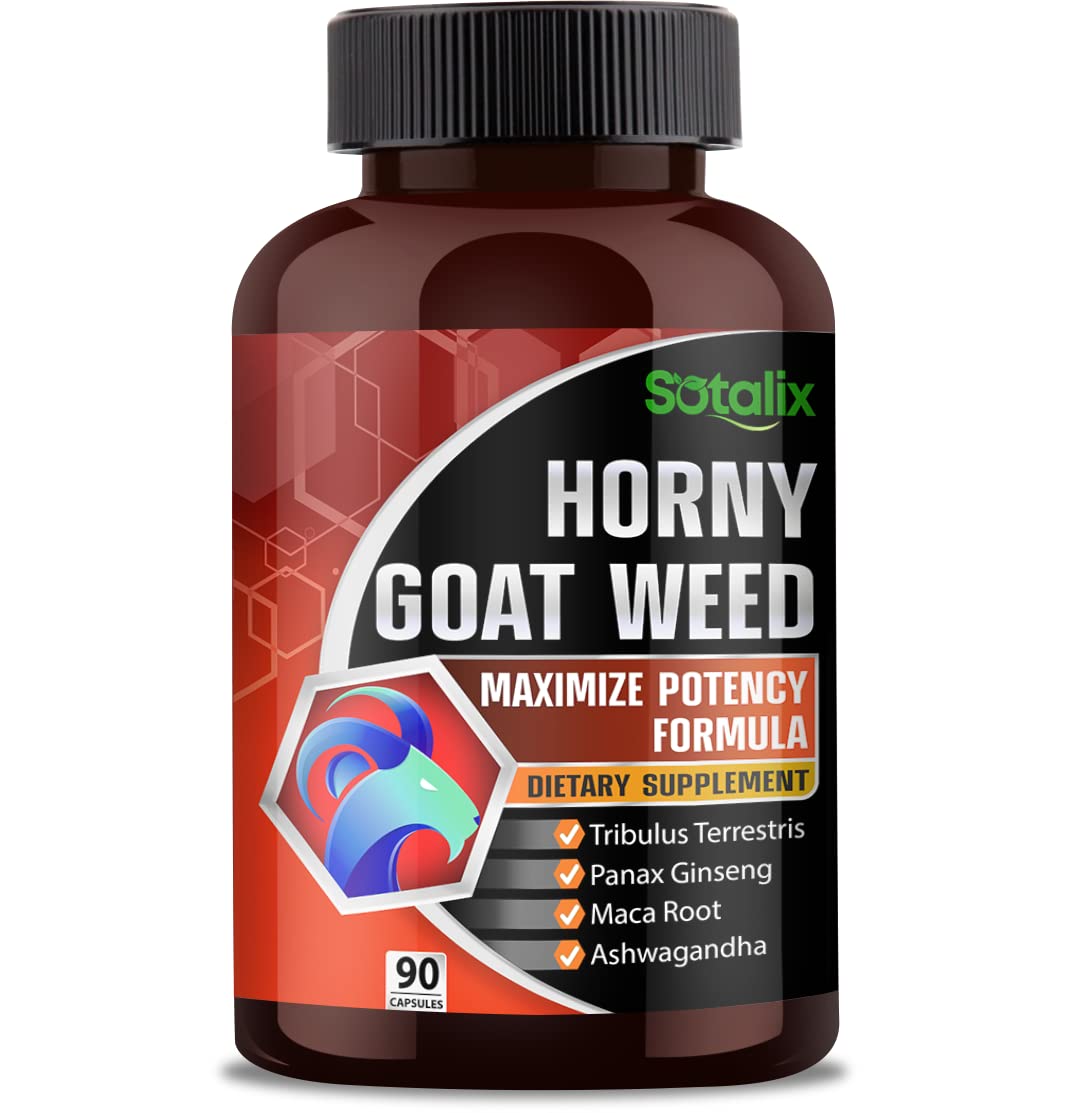 Premium Horny Goat Weed 8650mg With Tribulus Terrestris Panax Ginseng Ashwagandha Root Maca 0497