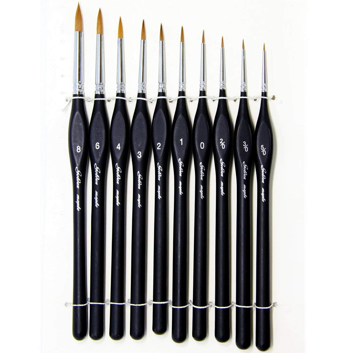  Detail Paint Brush Set - 10PCS Miniature Painting Brushes,  Micro Paint Brushes for Fine Detailing & Art Painting - Acrylic,  Watercolor, Oil, Model Painting, Warhammer 40k Miniature Figure by AORZOV