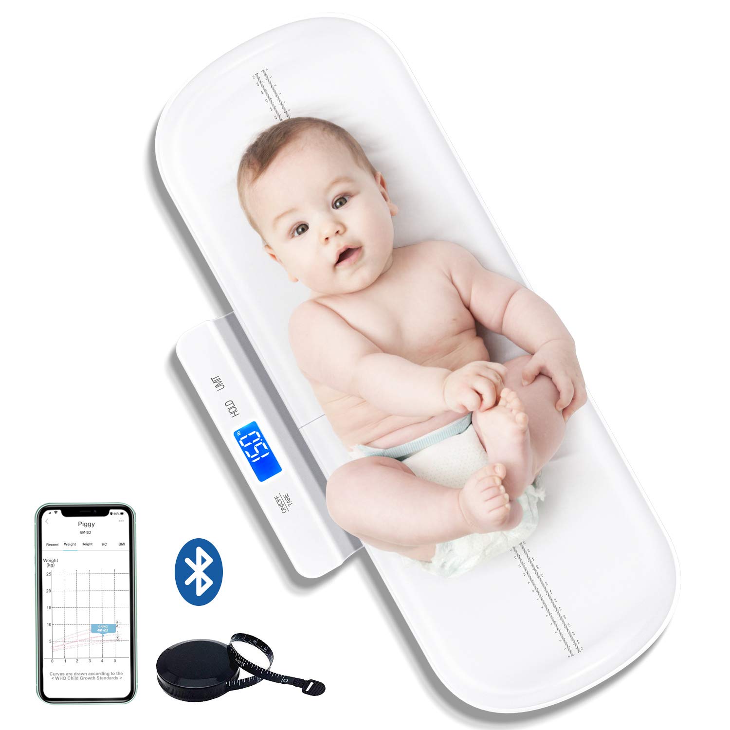 GROWNSY Baby Scale, Multifunctional Baby Weight Scale