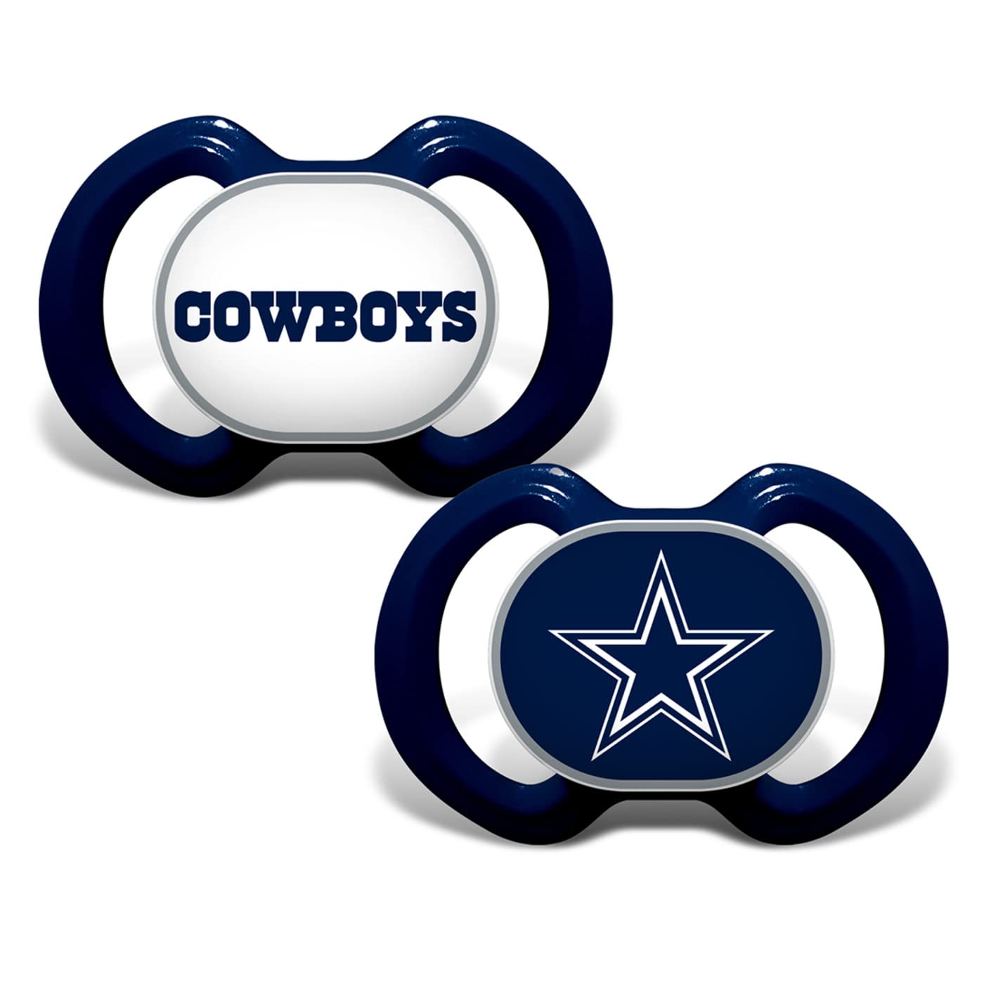 BabyFanatic Pacifier 2-Pack - NFL Dallas Cowboys - Officially Licensed  League Gear