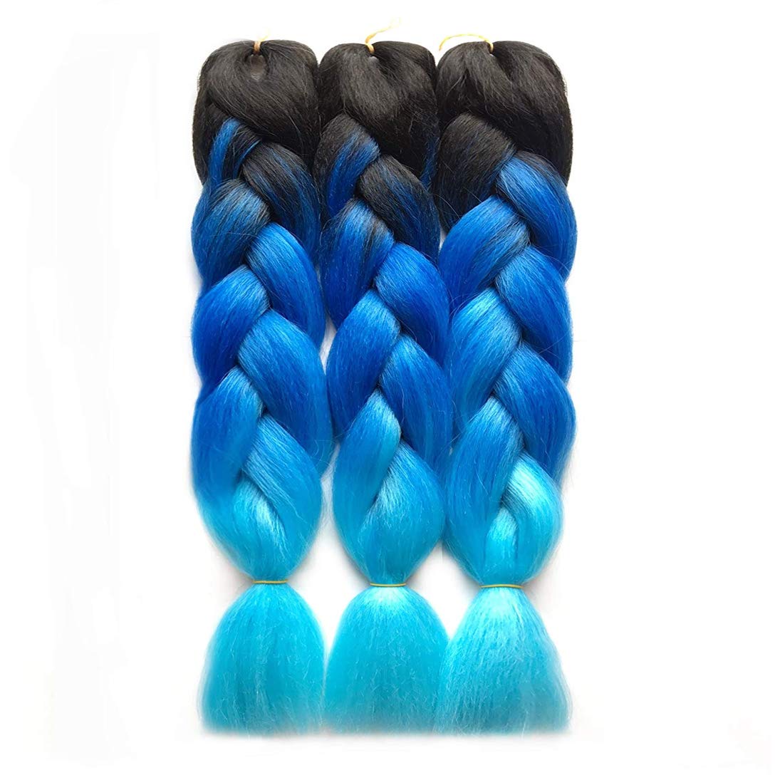 Synthetic Available in Different Colors Jumbo Braiding Hair Extensions, Human Hair Extensions High Temperature Braids Hair Synthetic Hair for Box