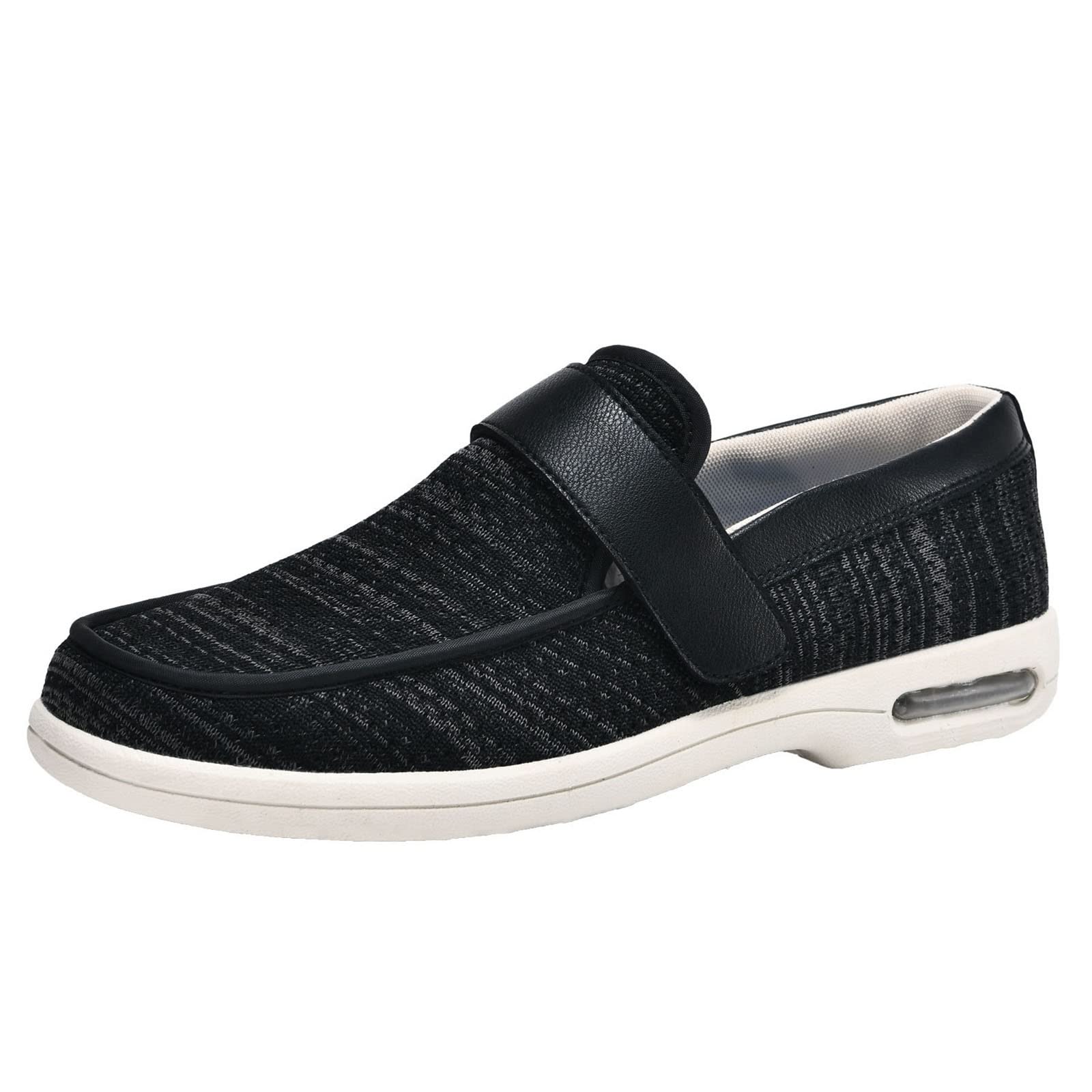 Mens velcro cheap sneakers wide width