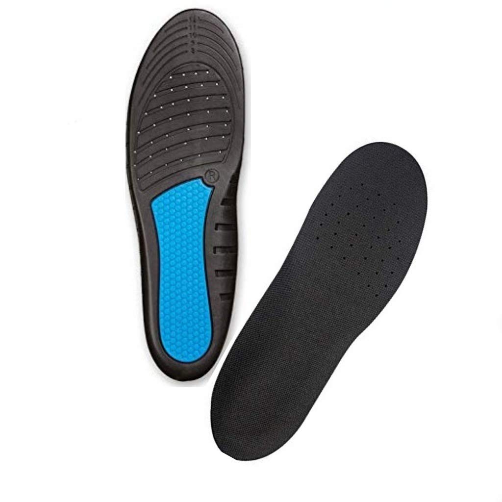 Work and Sport Shoe Anti-Fatigue Massaging Gel Insoles for Shock Absorbtion  & The Best Choice for Plantar Fasciitis Arch Support & Comfort (Small: Men  Sizes: 6-10