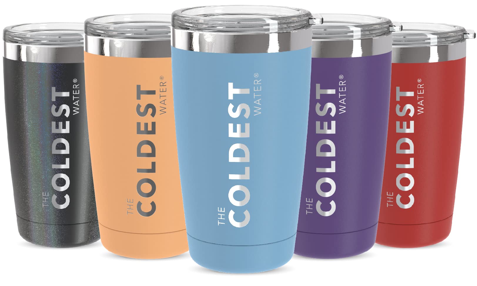 Coldest Sports Water Bottle - Leak Proof, Double Walled, Stainless Steel  Cold & Hot Bottle, Thermo Mug ( Fusion Blue, 21 Oz) 