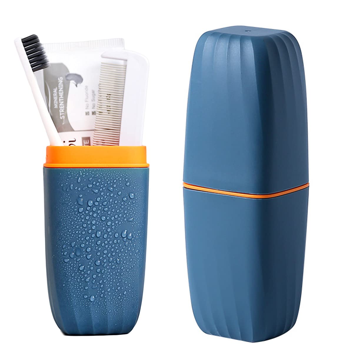 Travel Toothbrush Cup Case,Toothbrush Holder with Cover Travel