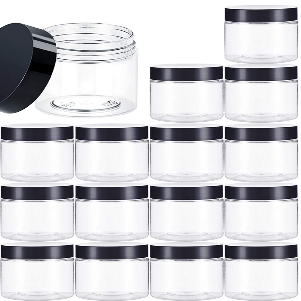 Plastic Storage Jar with Cover 16 oz. Dye Jars
