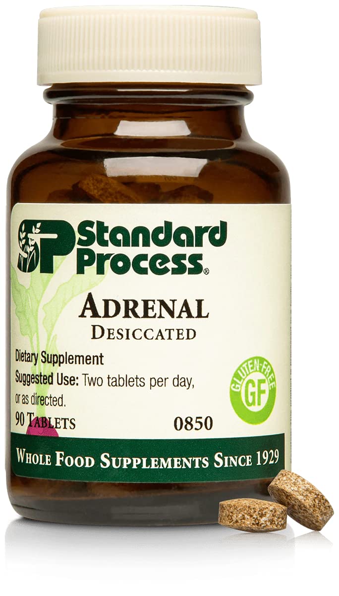 Standard Process- Adrenal Desiccated / Adrenal Support for Energy