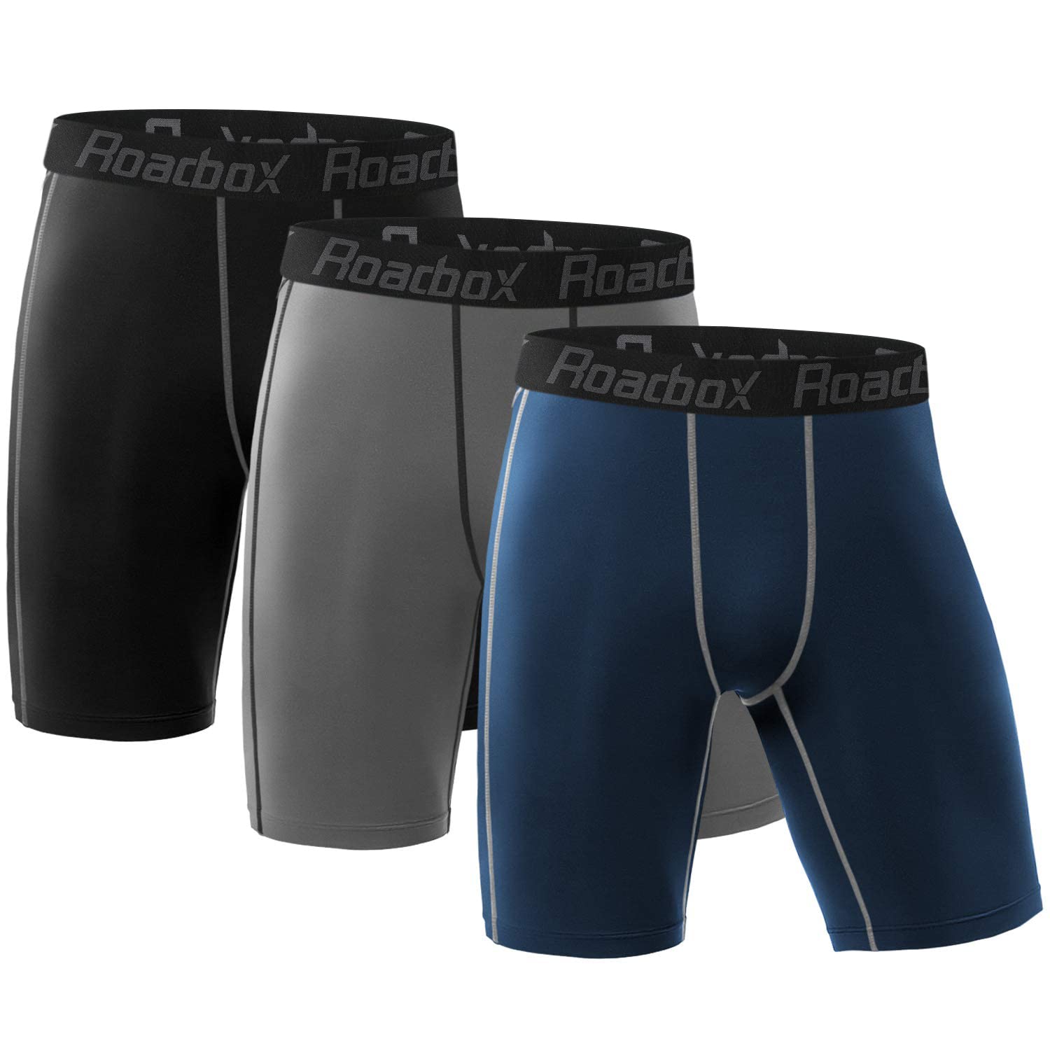 Reebok Men'S Pro Series Performance Boxer Brief Extended Length Underwear  7.5 In
